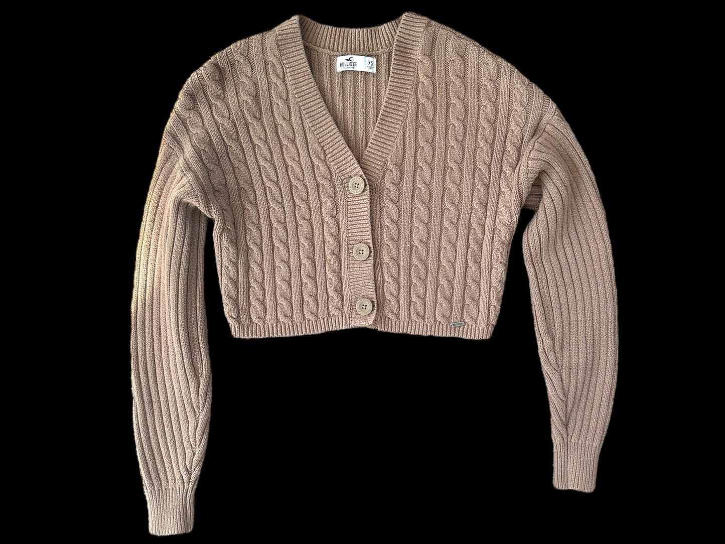 Hollister Cable Knit Cardigan