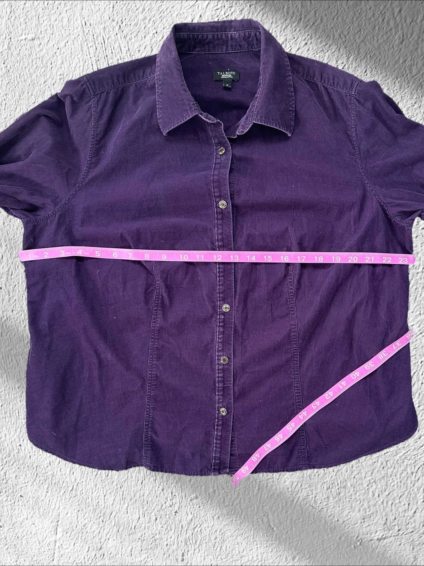 Talbots Petite Plum Corduroy