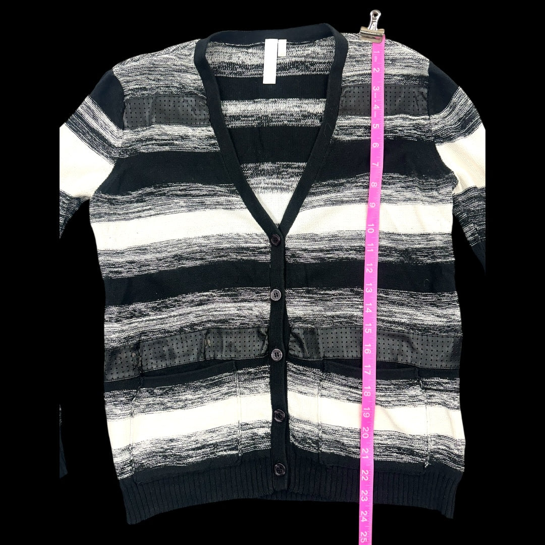 SI-IAE by Anthropologie Striped Cadigan