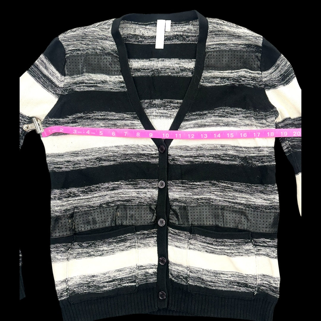 SI-IAE by Anthropologie Striped Cadigan