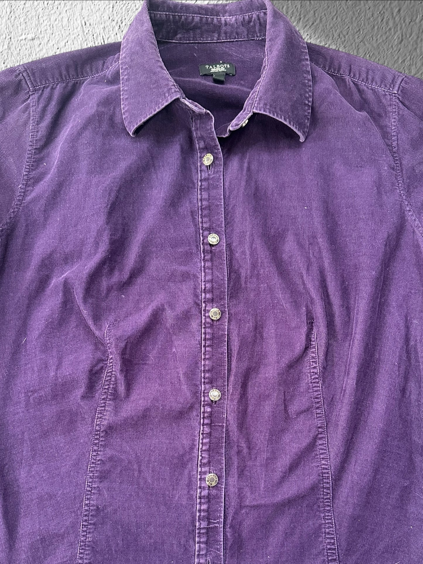 Talbots Petite Plum Corduroy