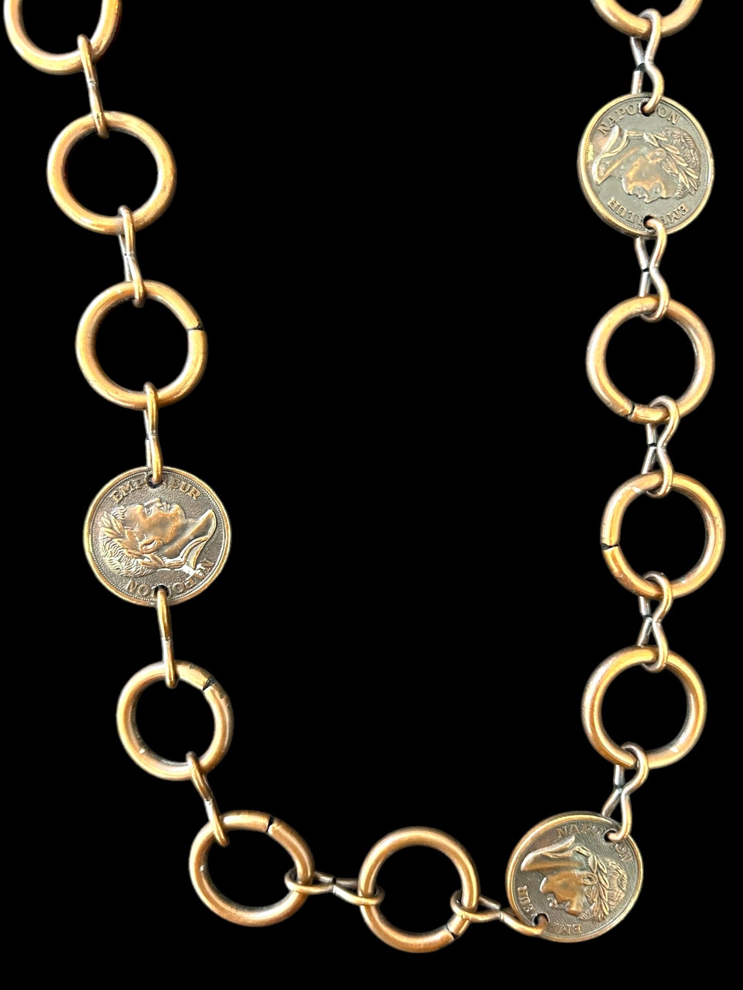 Metal Coin Chain Belt