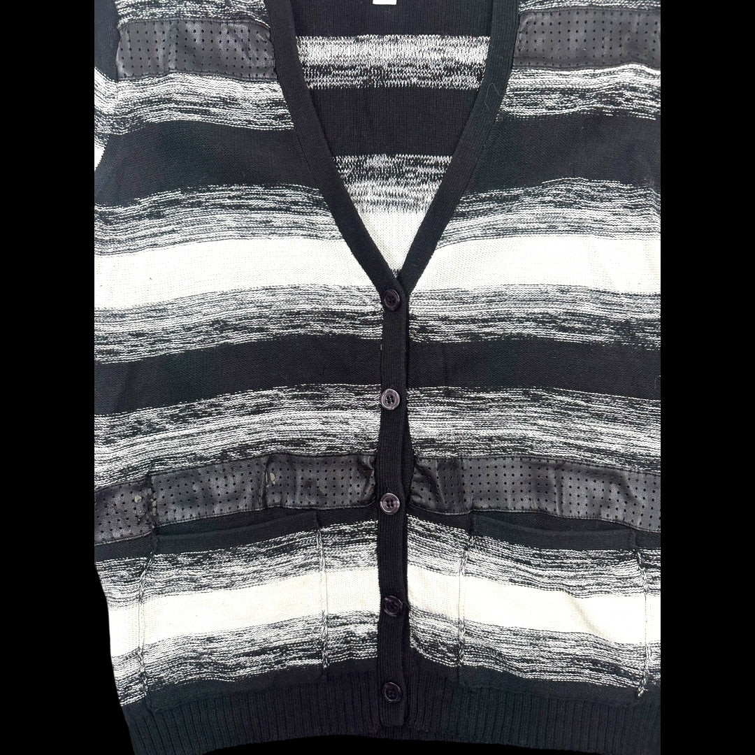 SI-IAE by Anthropologie Striped Cadigan