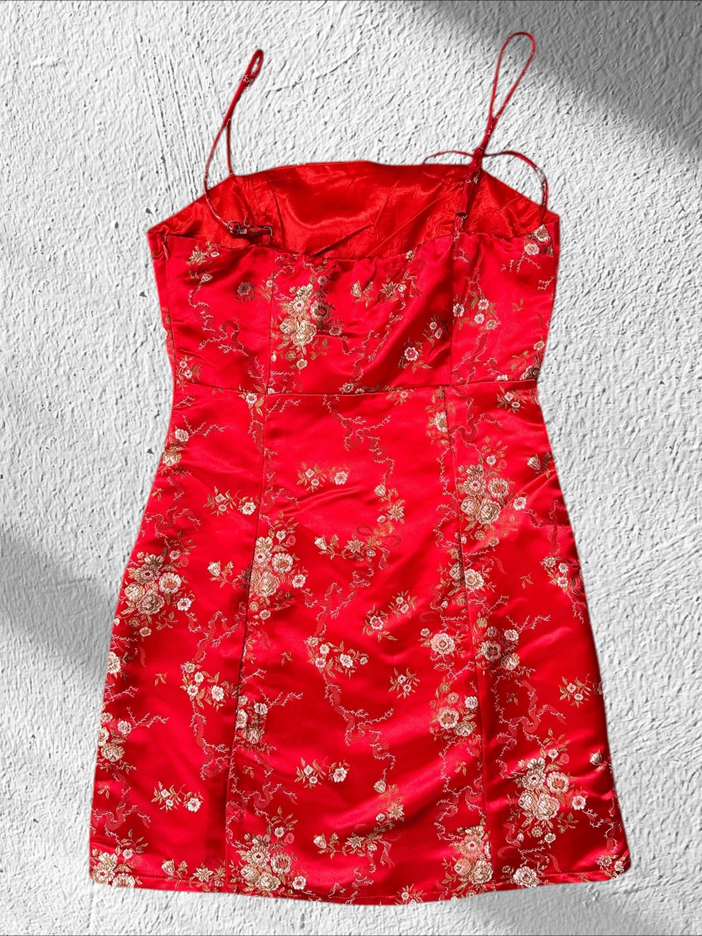 Princess Polly Oriental Red Mini Dress