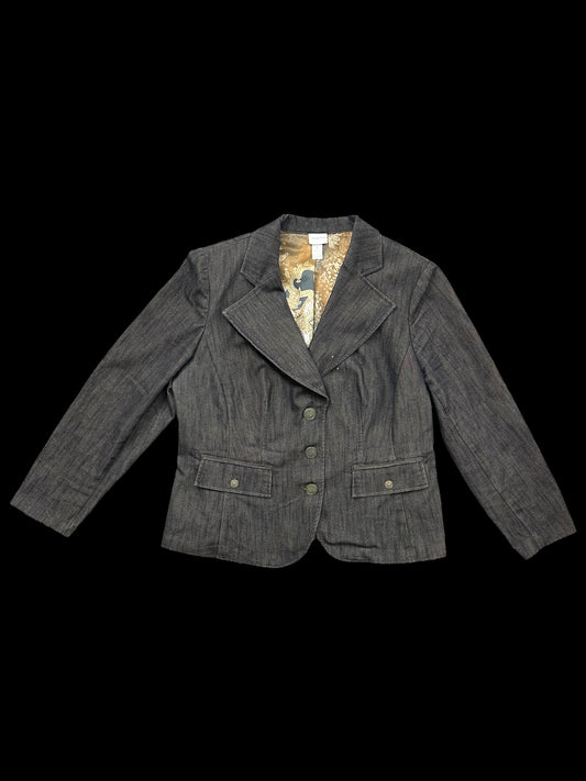 Vintage Venezia Grey Denim Blazer