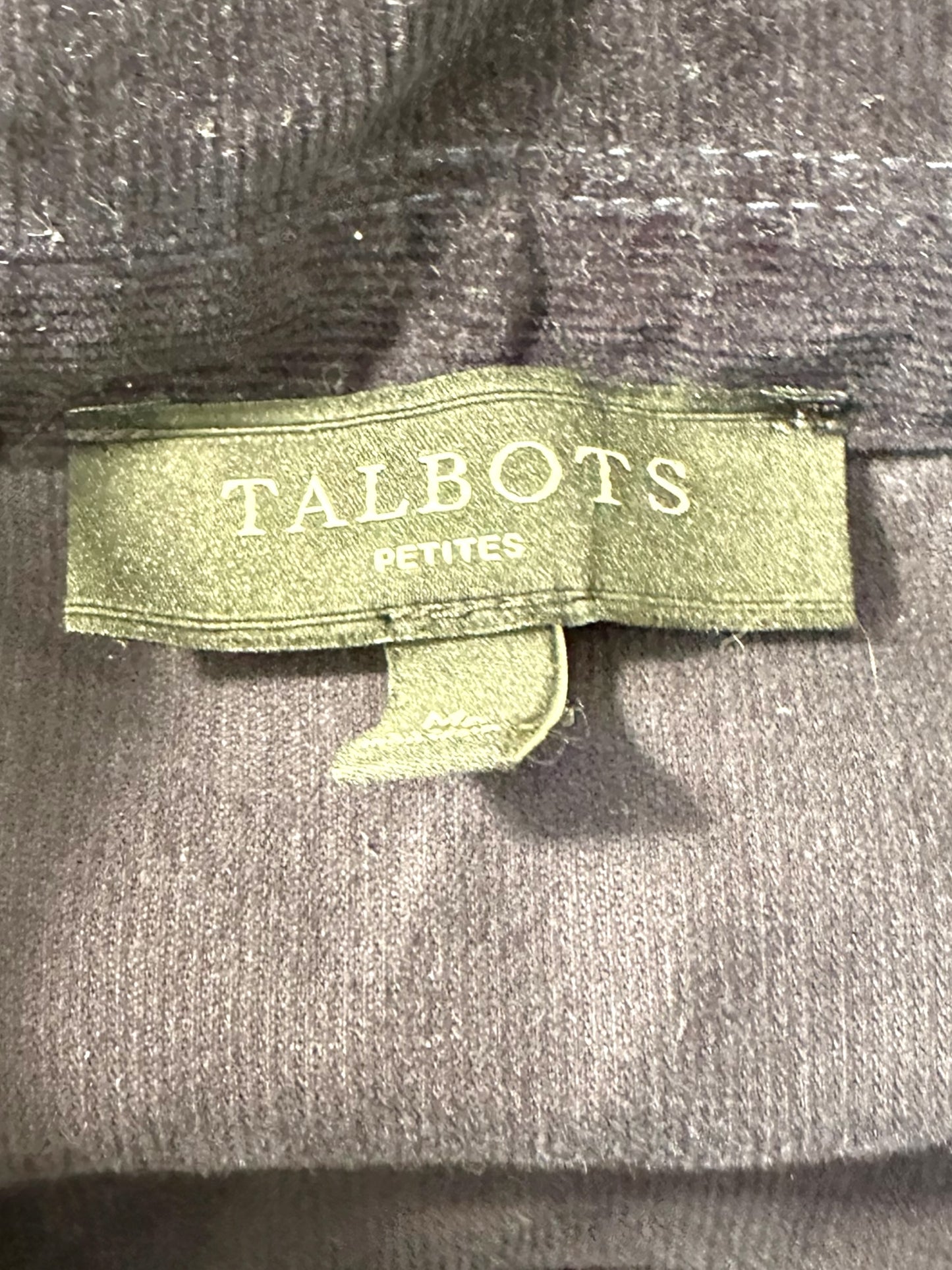 Talbots Navy Button Up Jacket