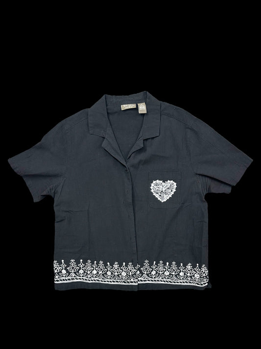 Jane Ashley Embroidered Shirt