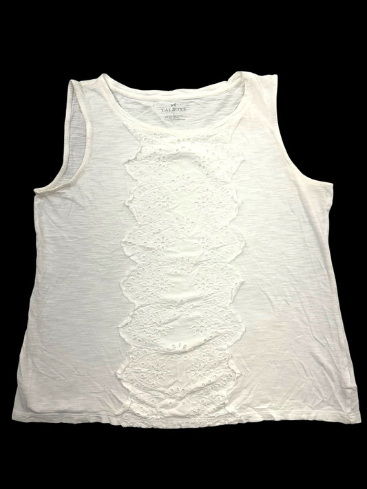 Talbots White Tank Top
