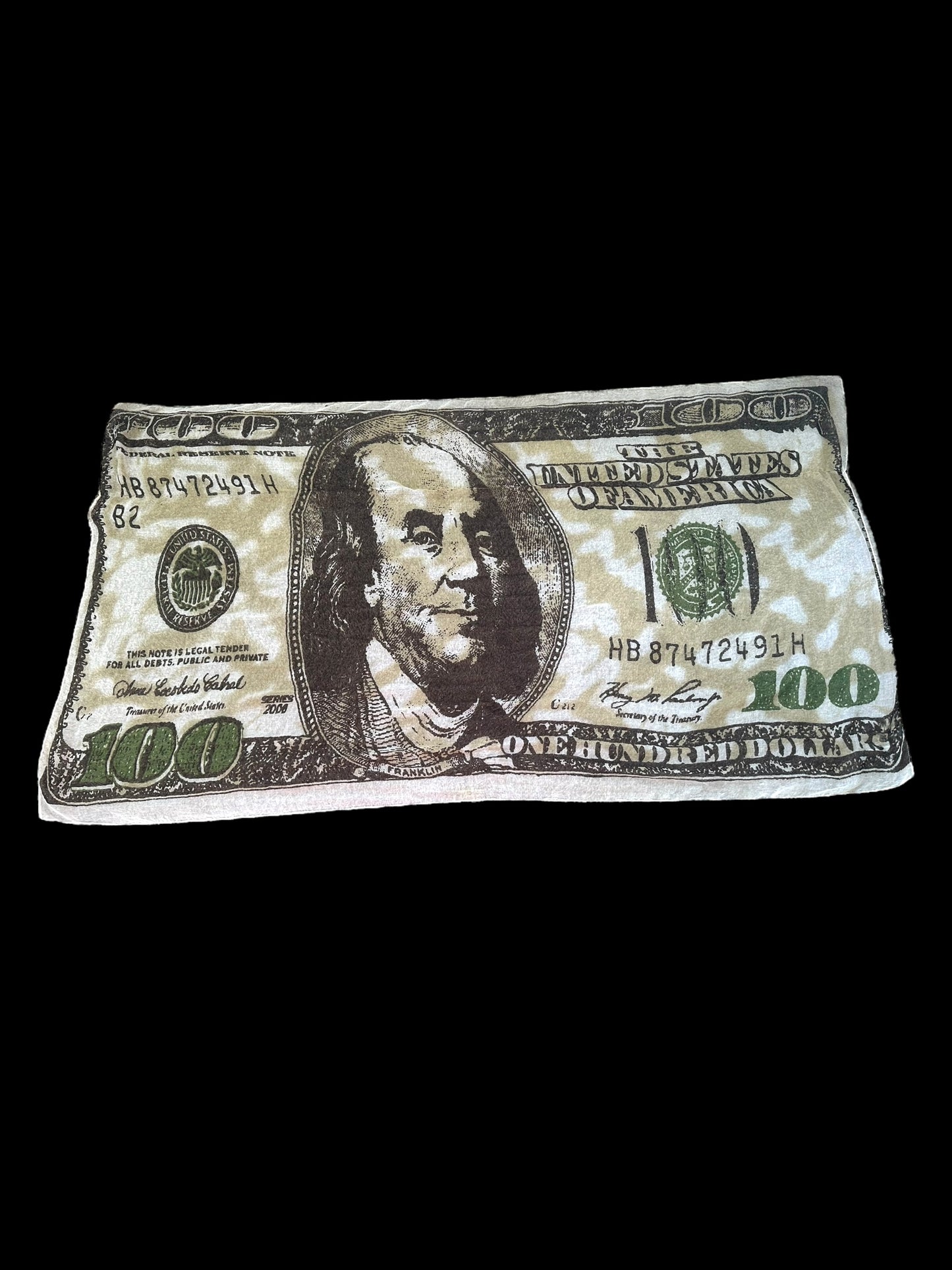 100 Dollar Bill Scarf