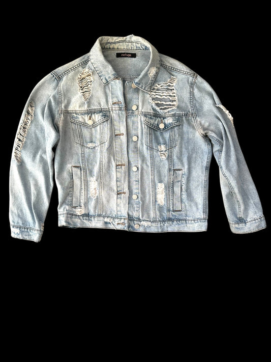 Distressed Denim Jacket