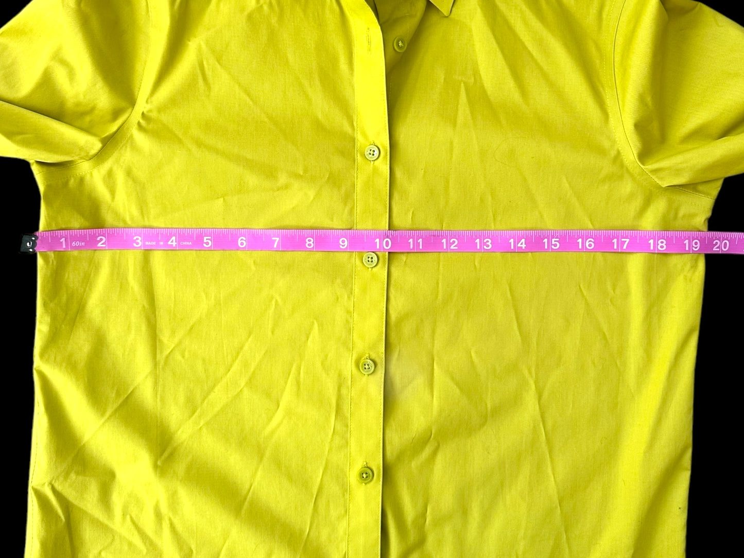 Chartreuse Button Up Shirt