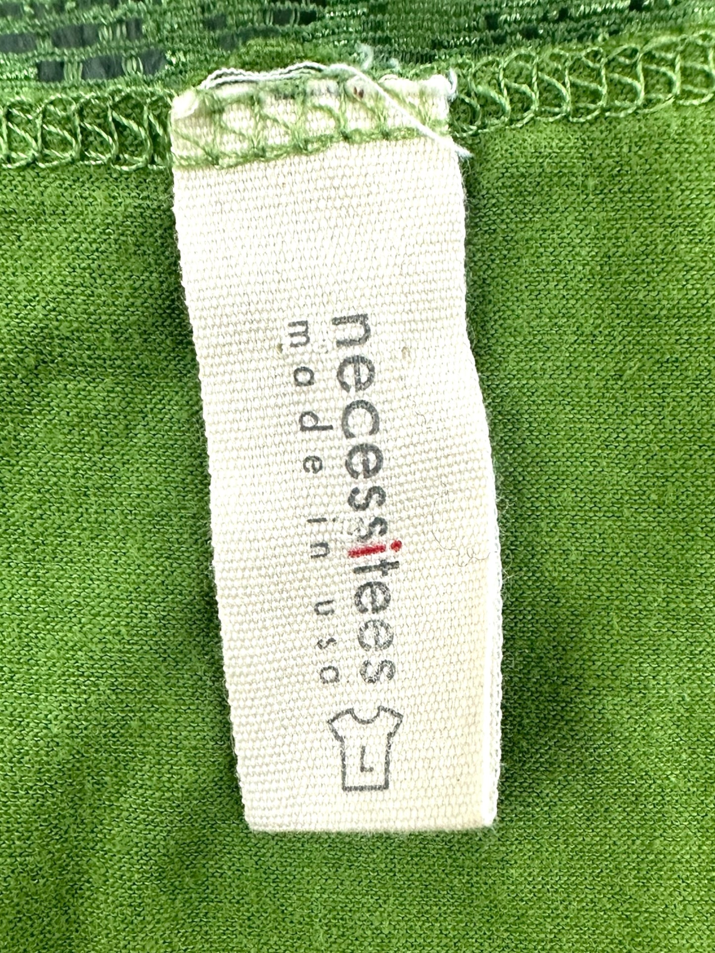 Necessitees Green Lace Tank Top