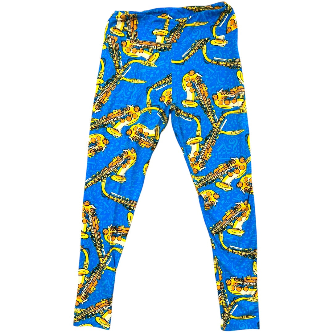 LulaRoe Saxophone Print Leggings