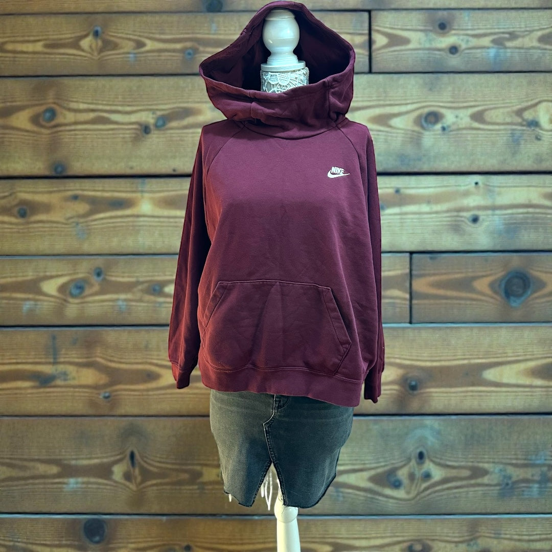 Nike Women's Sportswear Essential Funnel-Neck Fleece Pullover Hoodie