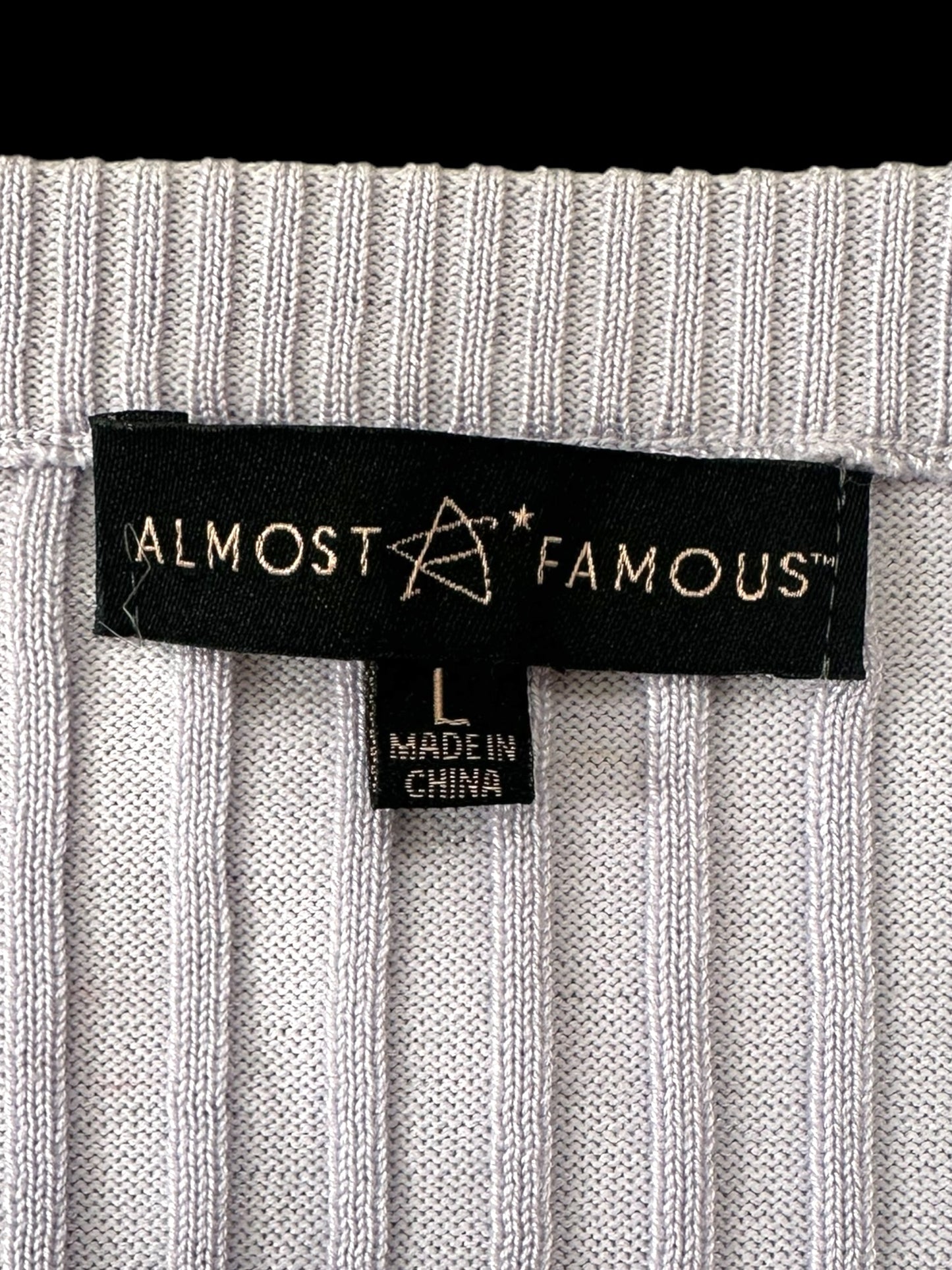 Almost Famous Lavender Button Up Cardigan