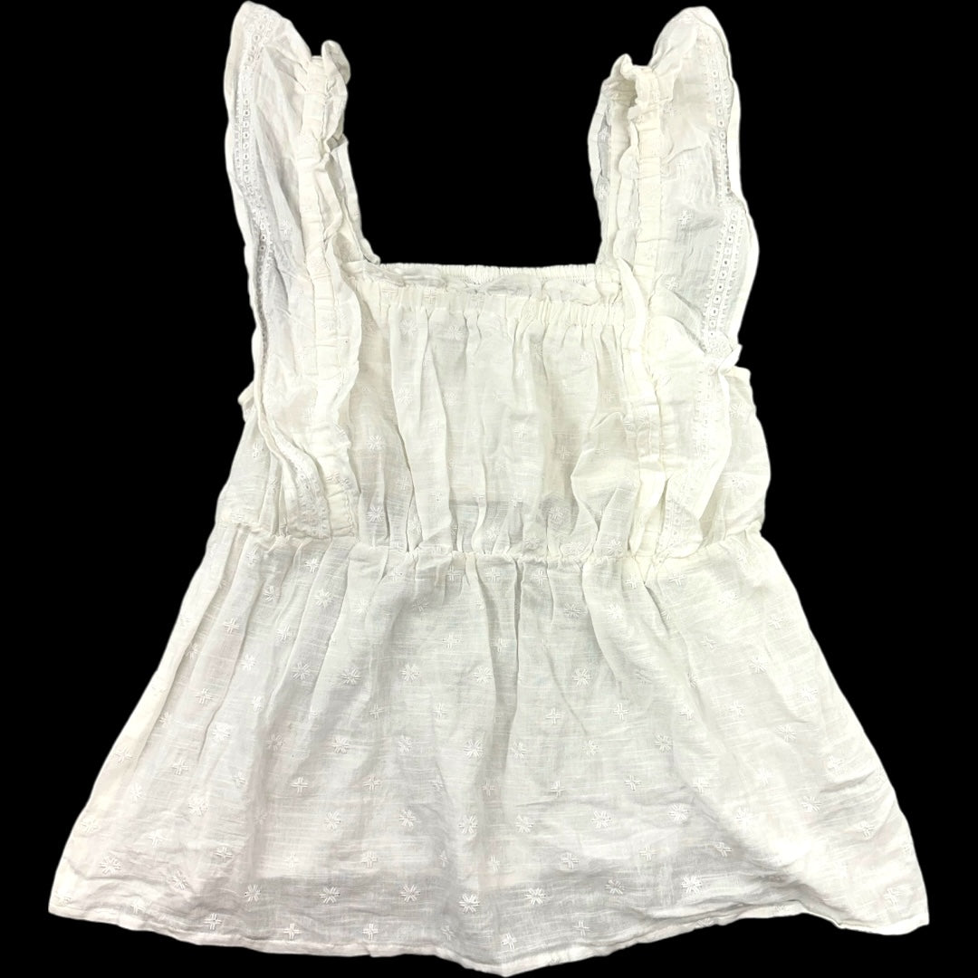 Old Navy Flutter Sleeve Smock Babydoll Top