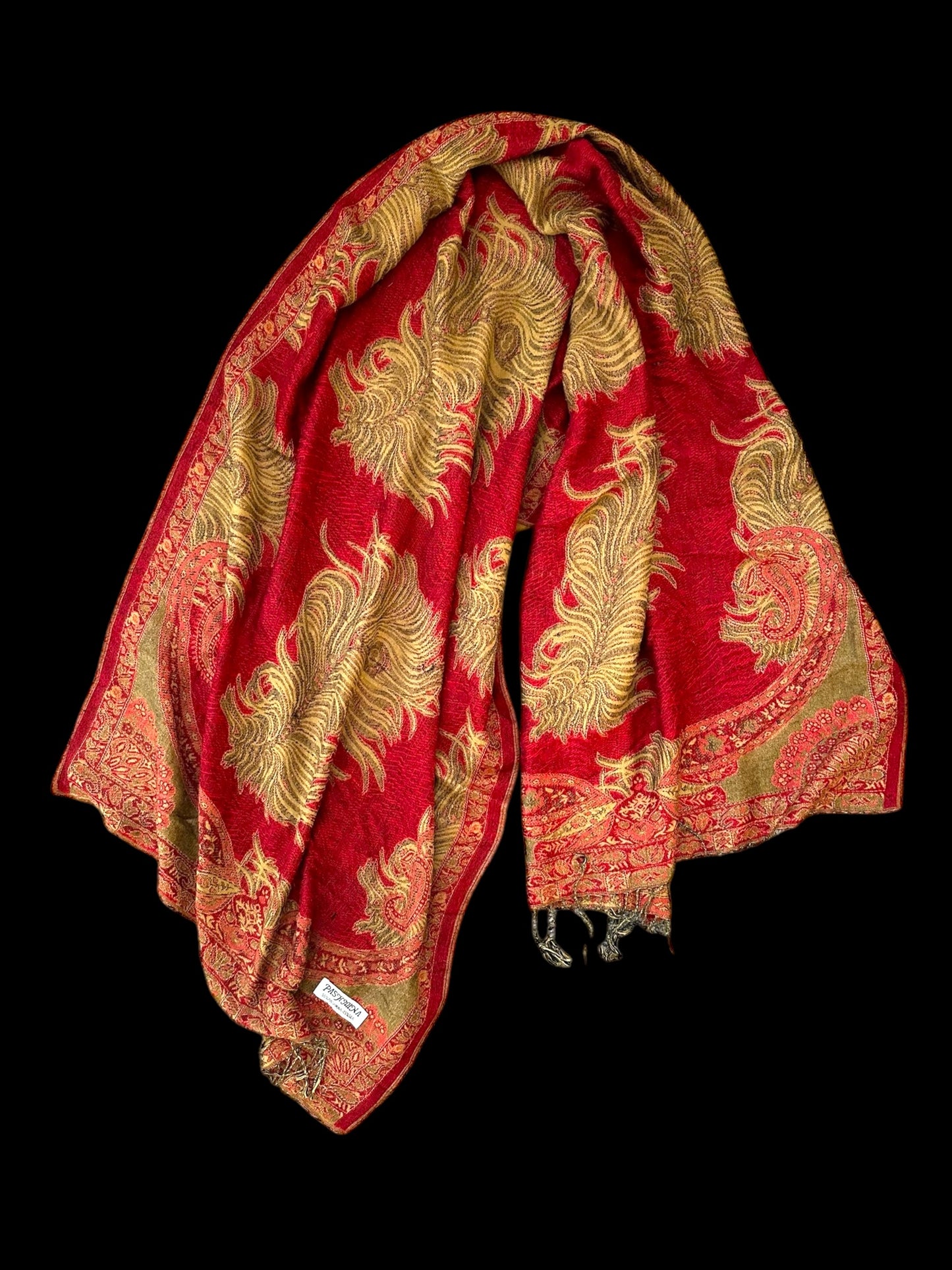 Reversible Pashmina and Silk Scarf