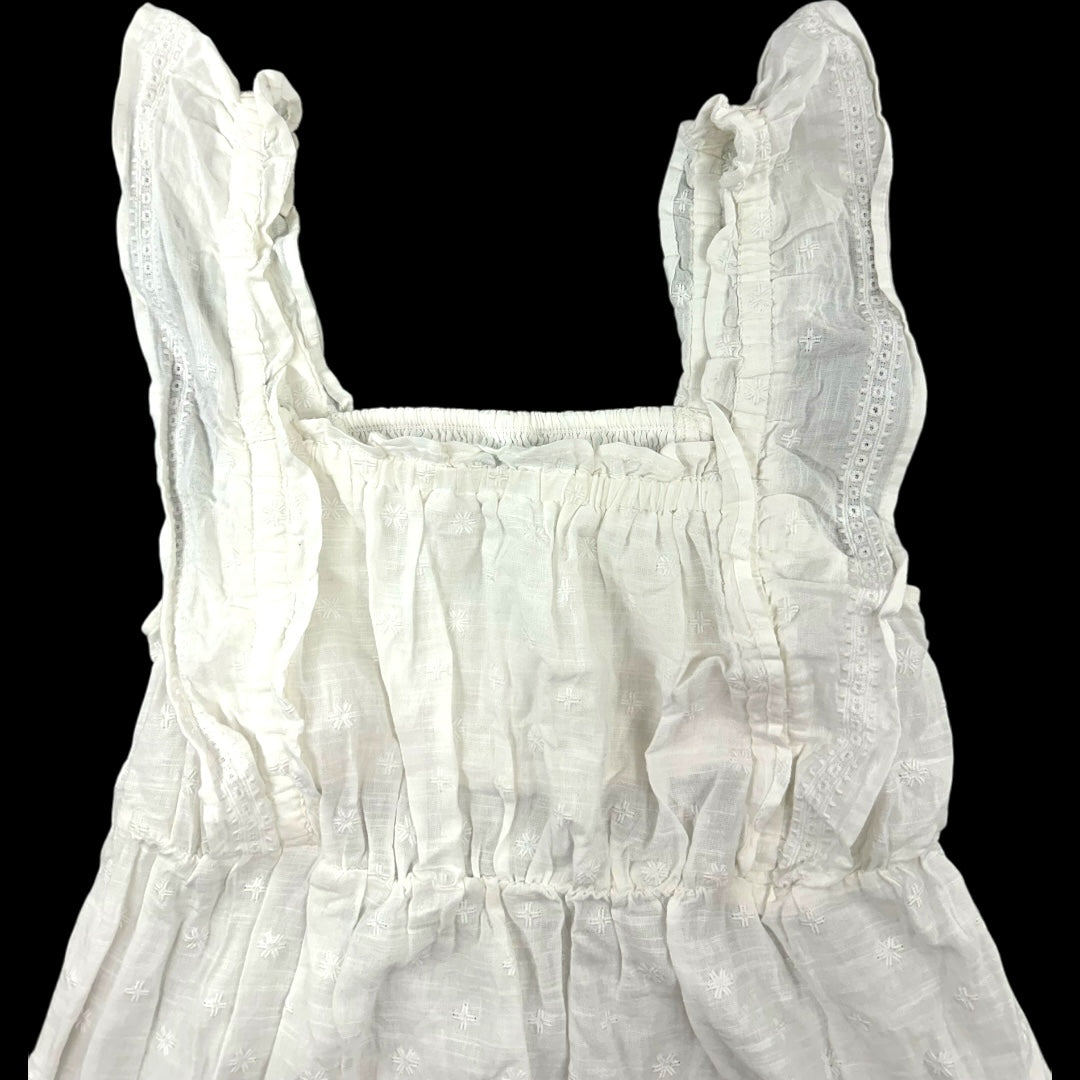 Old Navy Flutter Sleeve Smock Babydoll Top