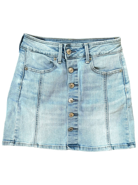 American Eagle Light Wash Denim Skirt