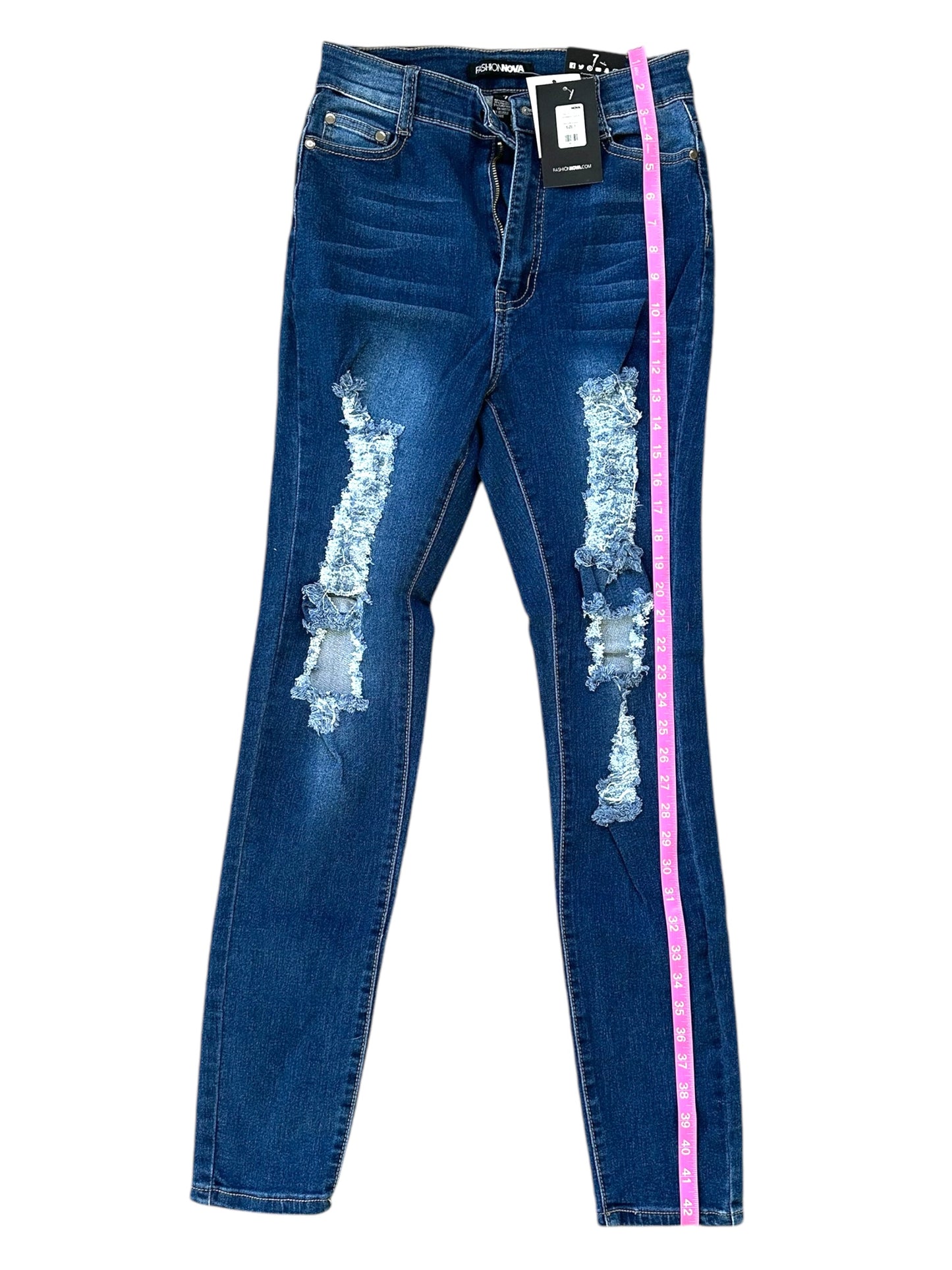 Fashion Nova New With Tags Distressed Skinny Jean