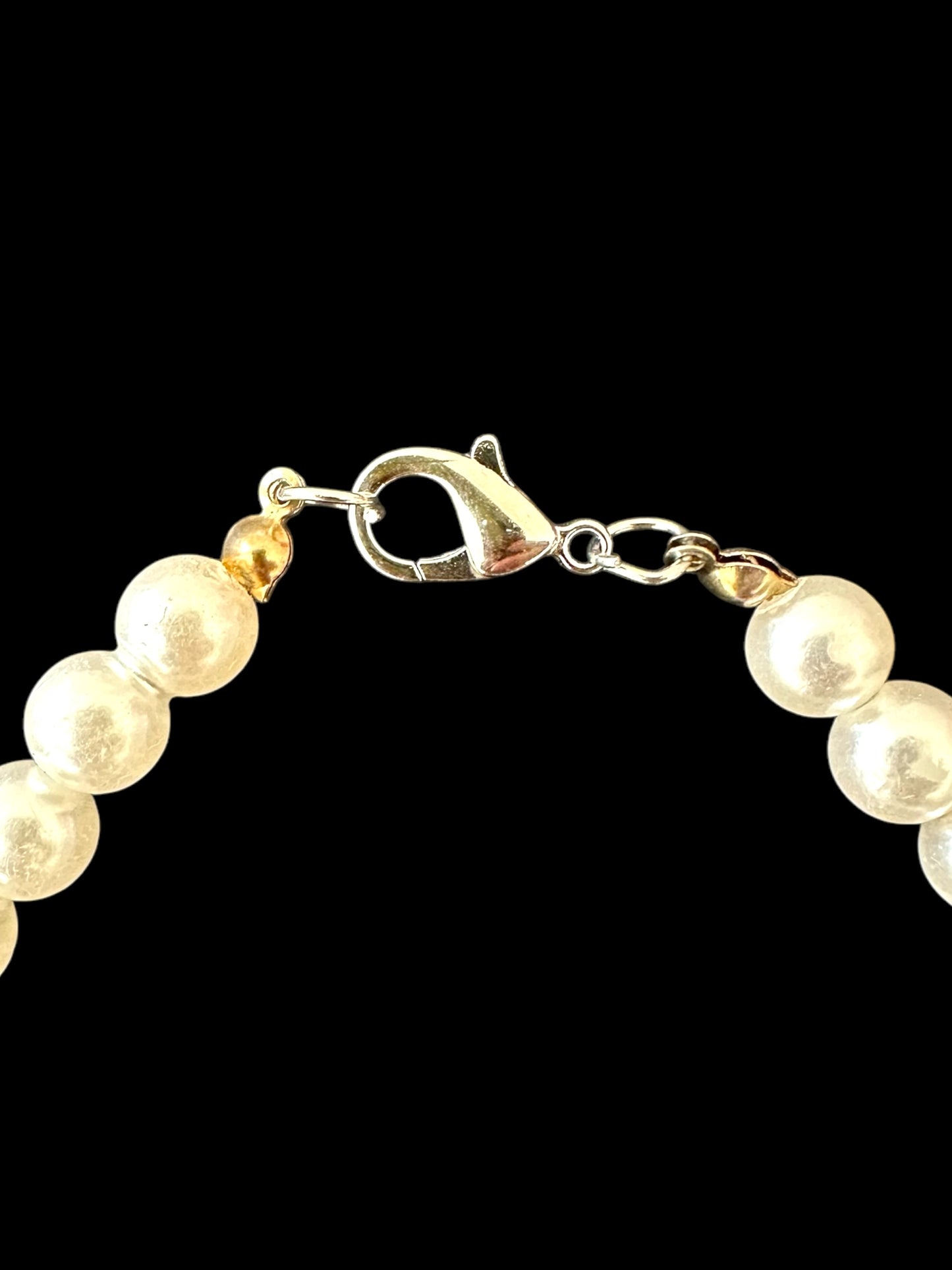 Up-Cycled Faux Pearl Bracelet