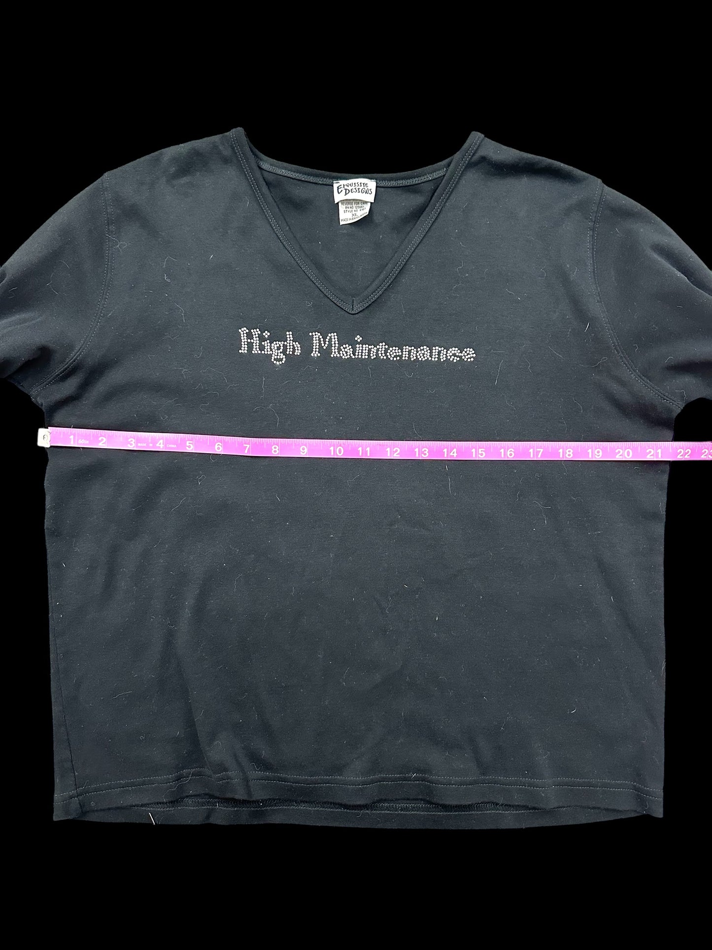 High Maintenance Rhinestone Shirt