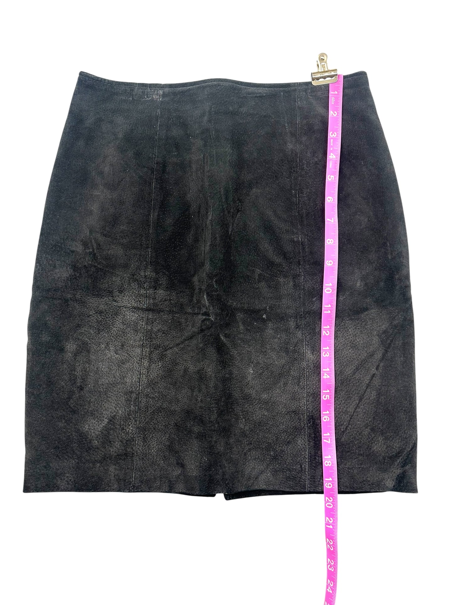 Vintage Chia Suede Leather Skirt
