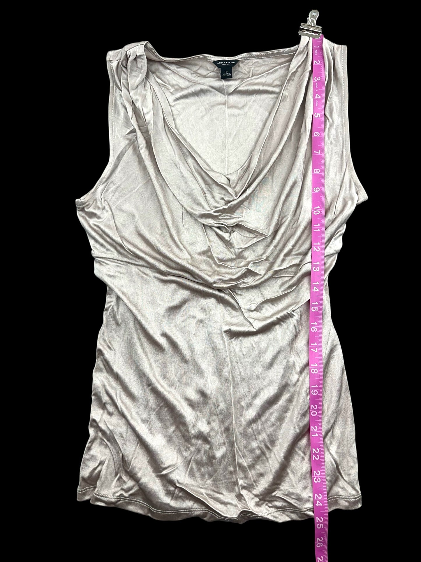 Ann Taylor Sleeveless Cowl-Neck Top