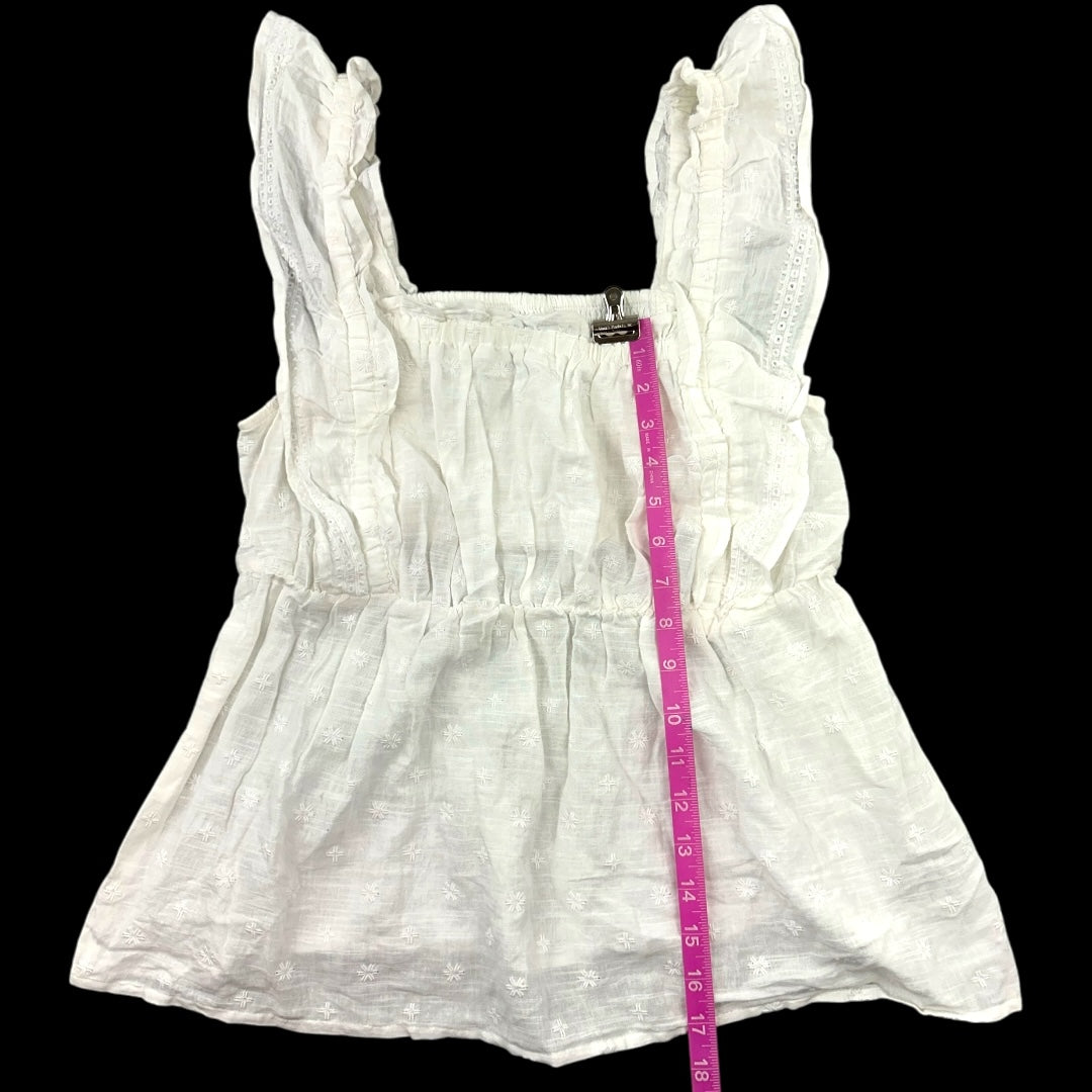 Old Navy Flutter Sleeve Smock Babydoll Top