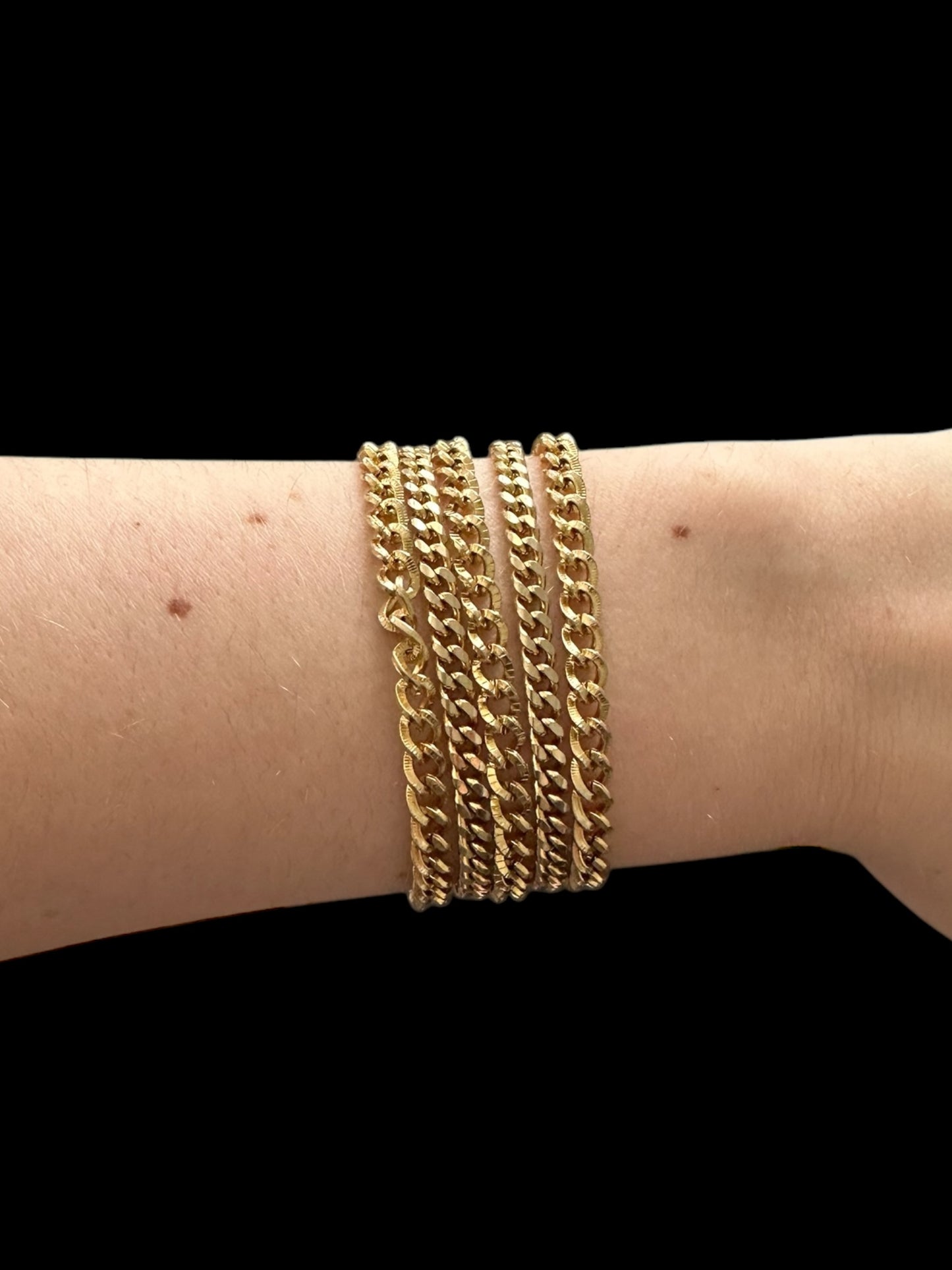 Vintage Gold Chain Bracelet