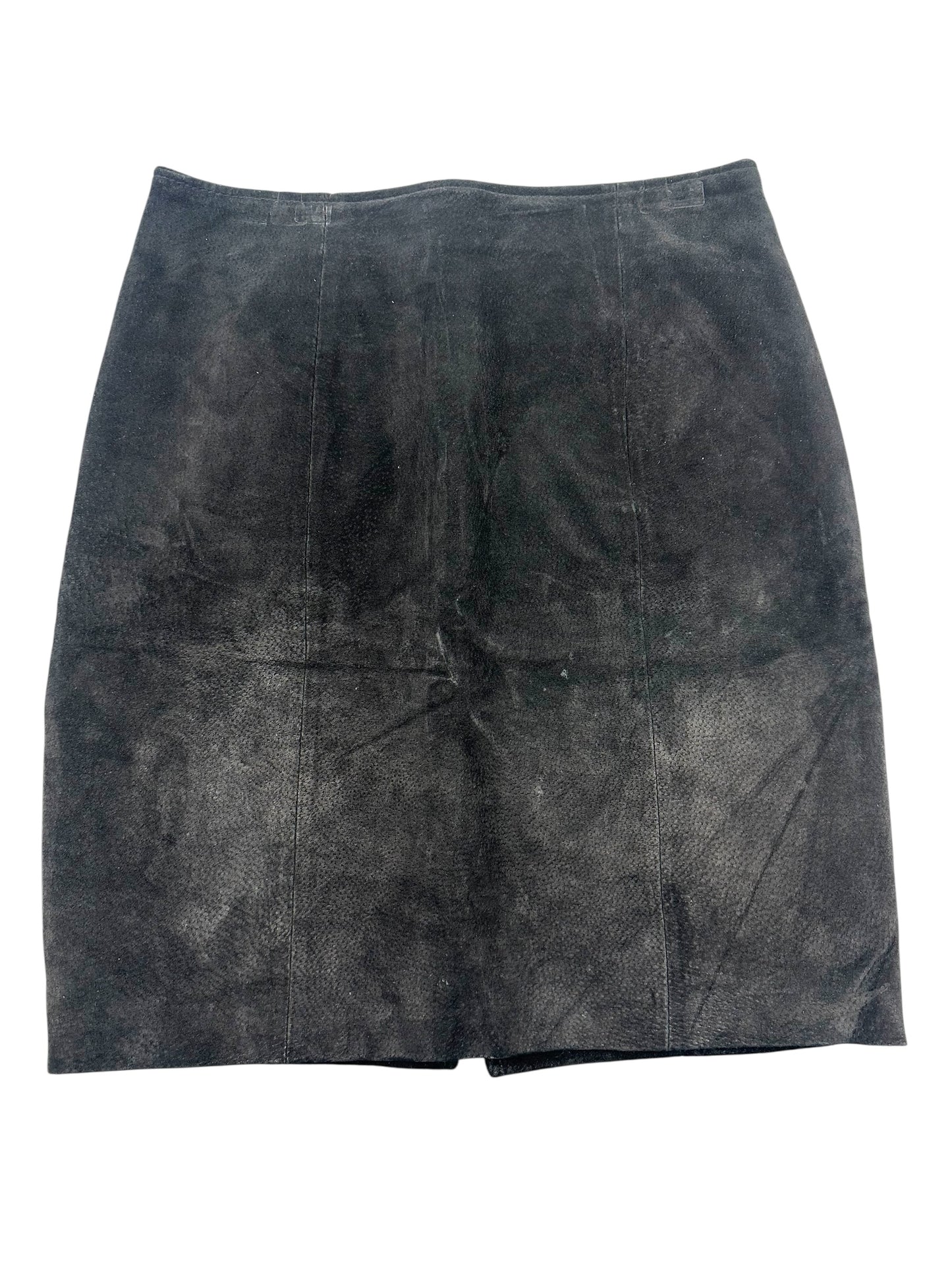 Vintage Chia Suede Leather Skirt