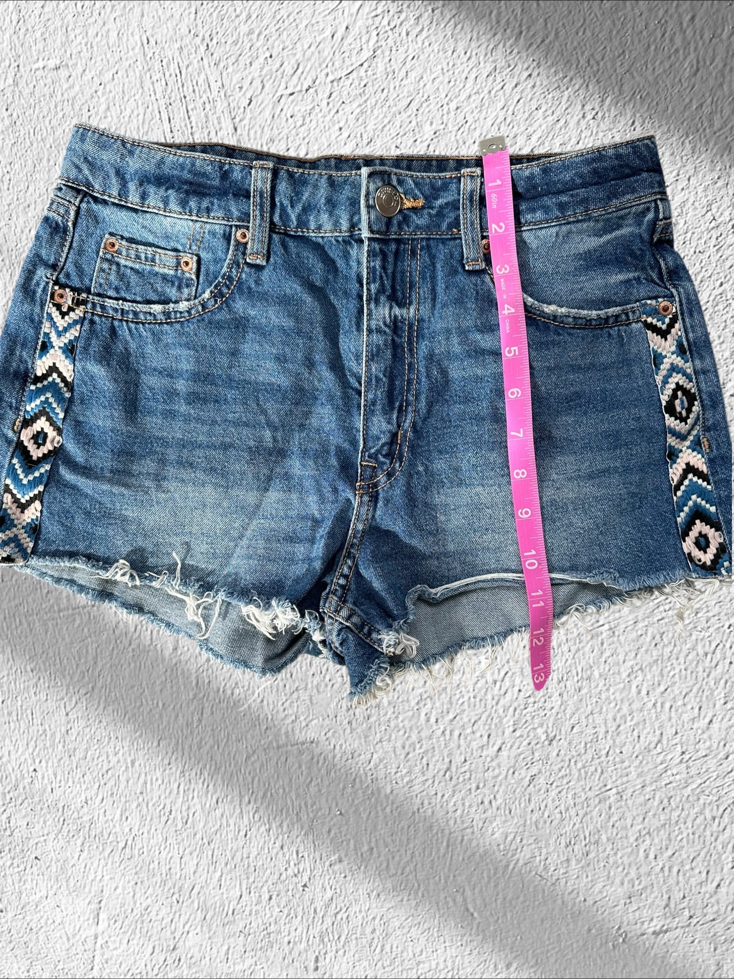 H&M Boho Denim Shorts