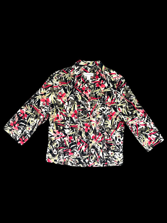 Christopher & Banks Floral Jacket