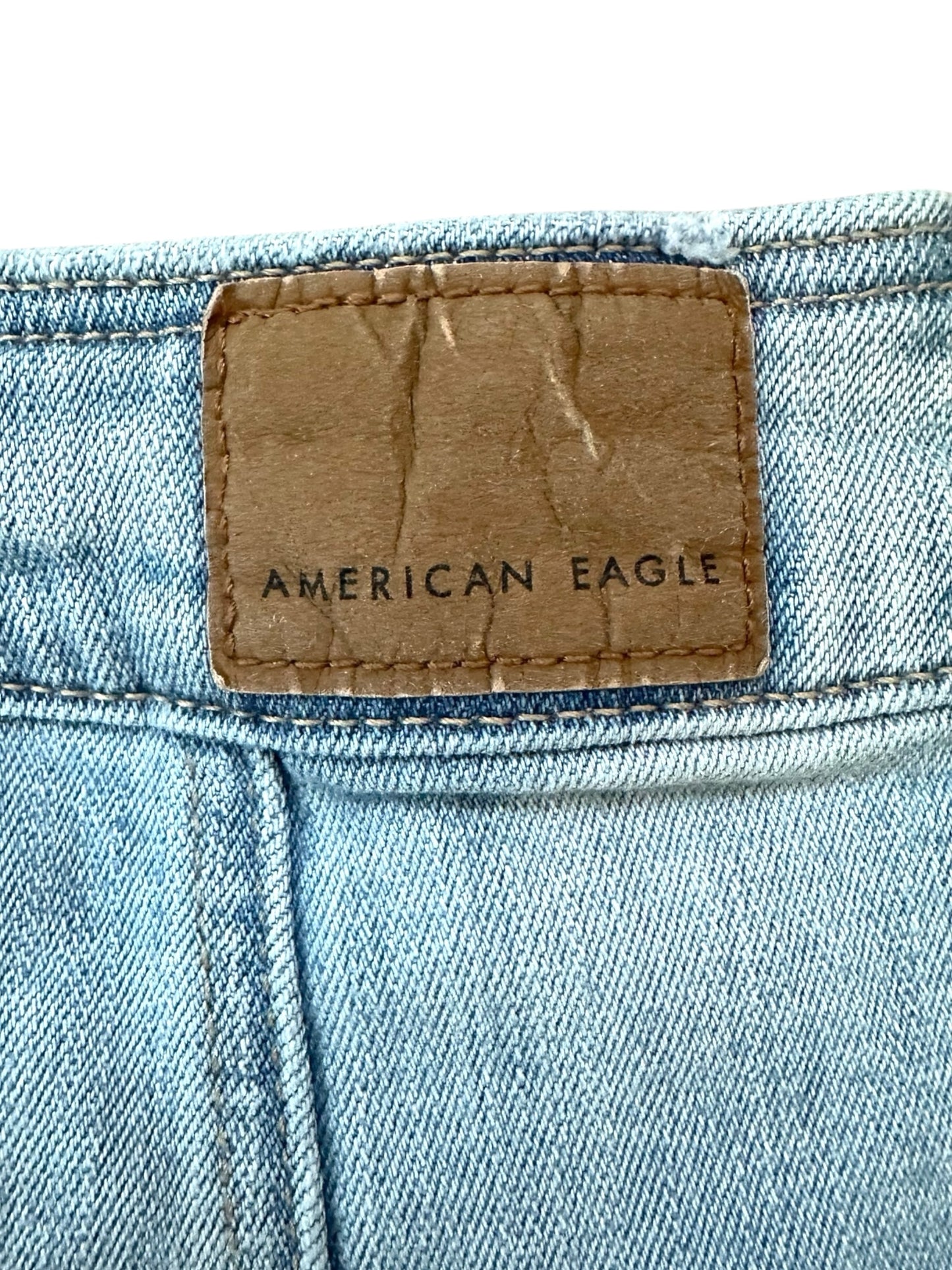 American Eagle Light Wash Denim Skirt