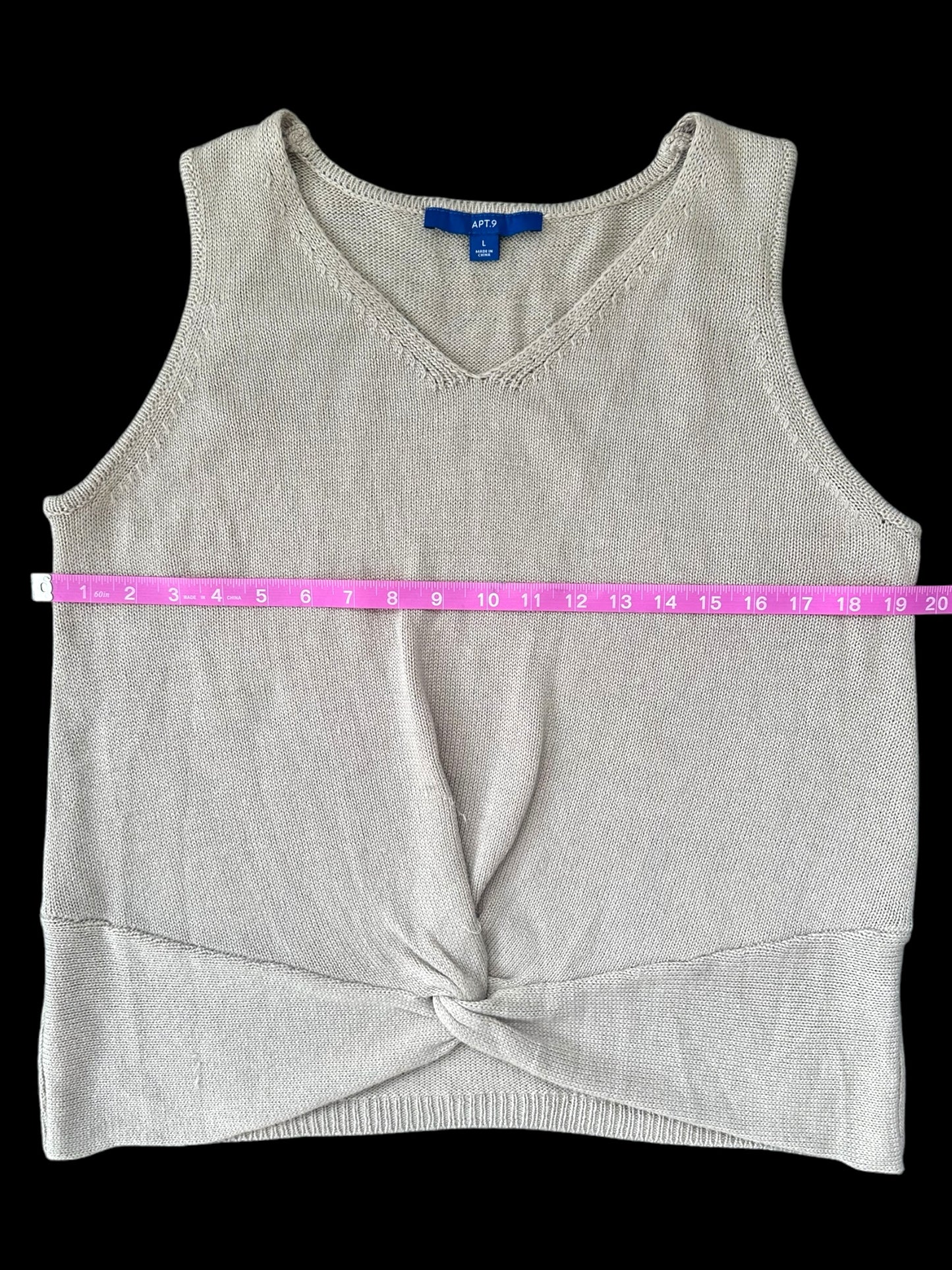 Apt. 9 Knit Knot Tank Top