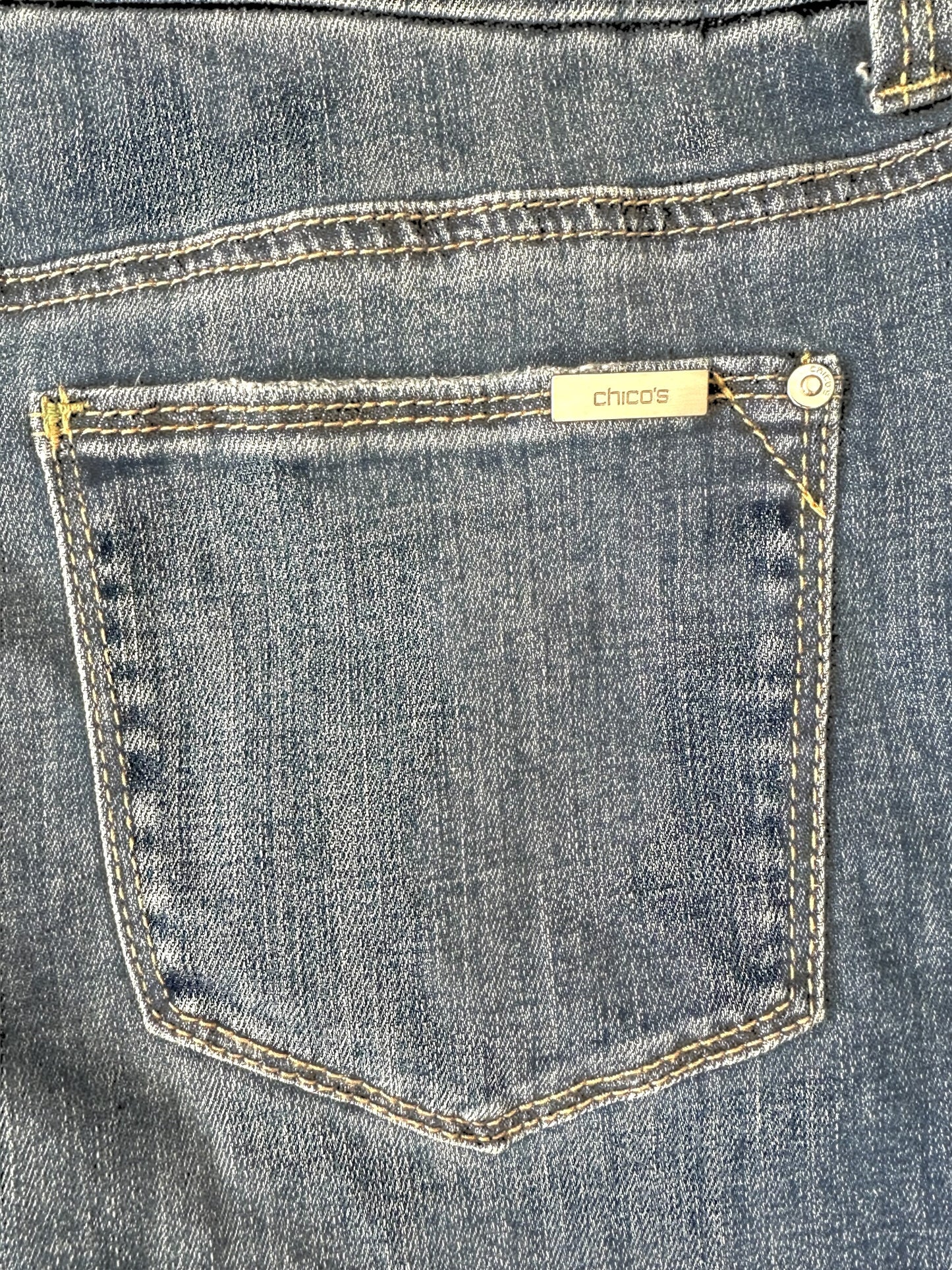 Chico's Embroidered Denim Jean