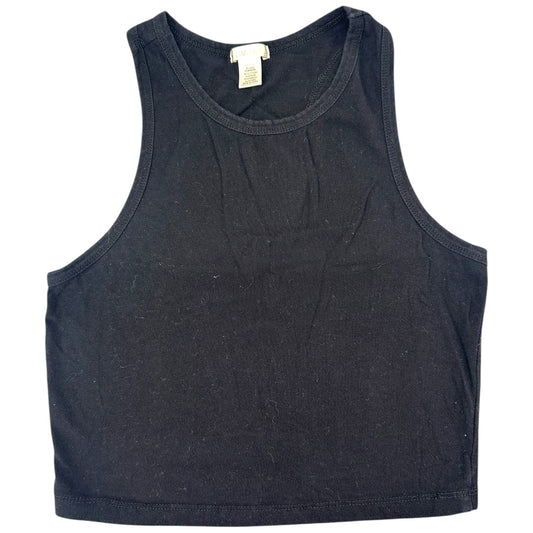 Bozzolo Black Halter Crop Top