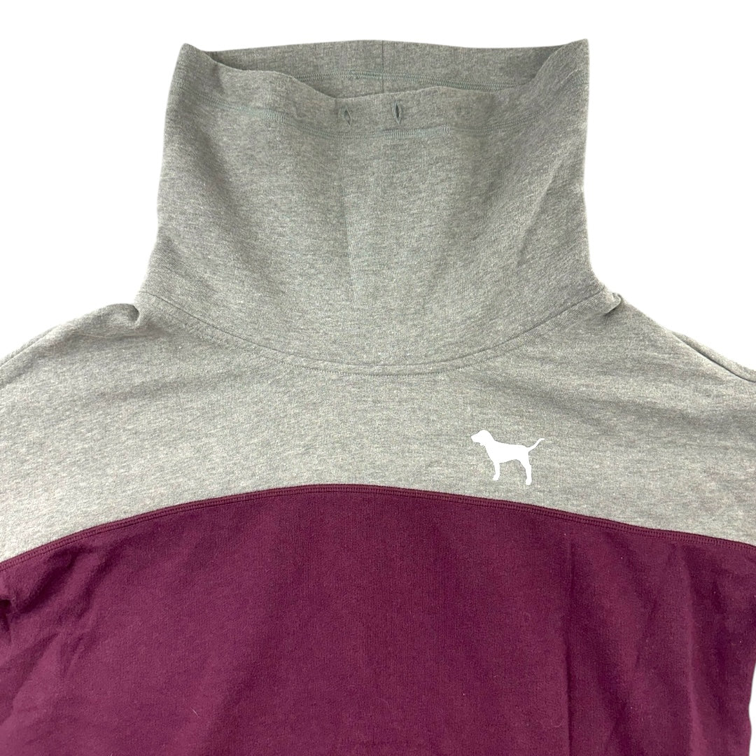 Victoria's Secret PINK Color Block Cowl Neck Pullover Sweater