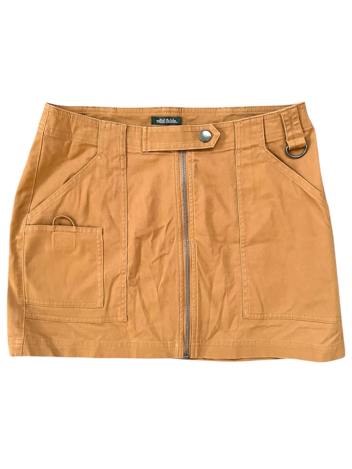 Wild Fable Khaki Zip Up Skirt