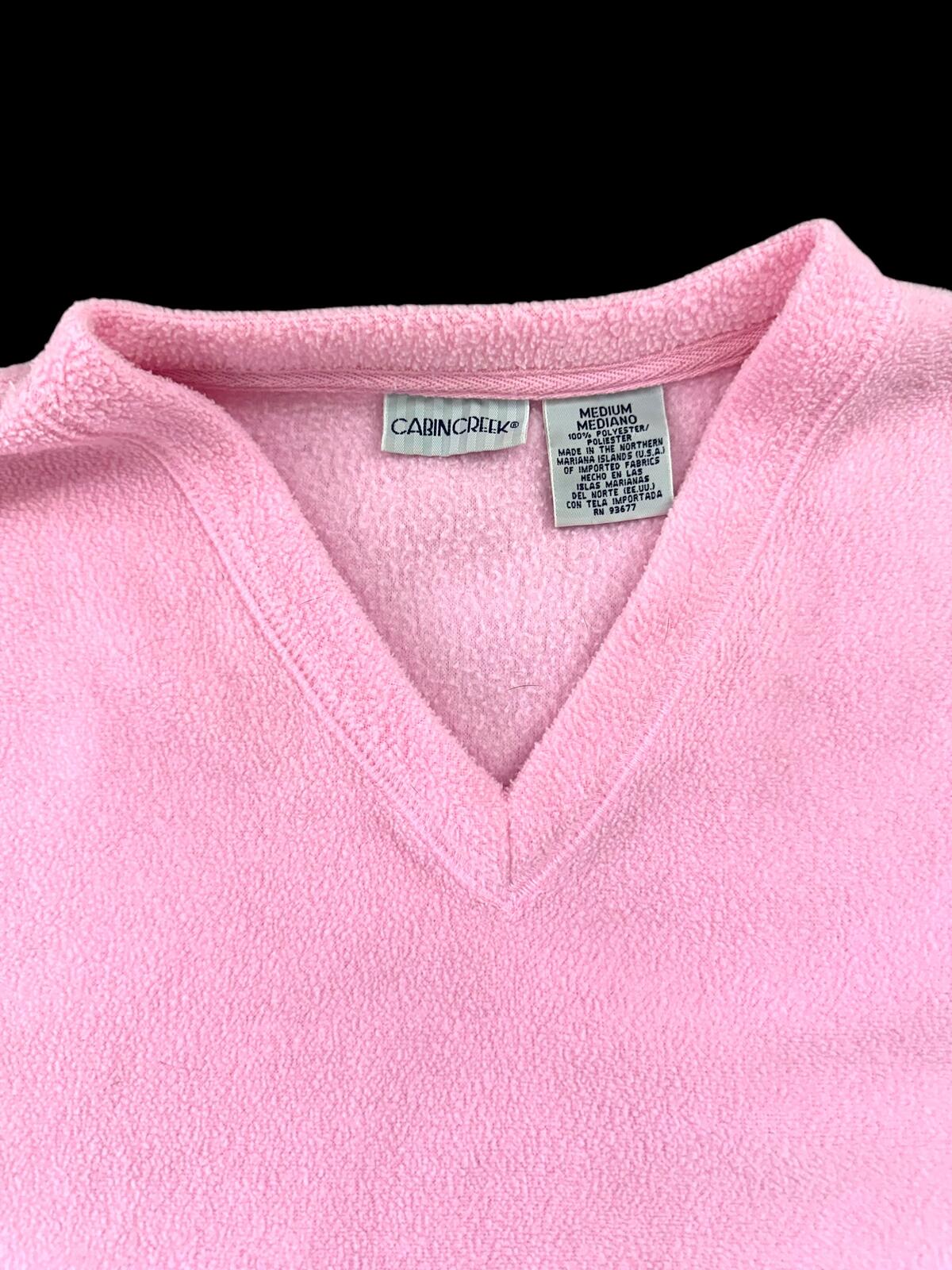 Cabin Creek Pink Fleece Pullover