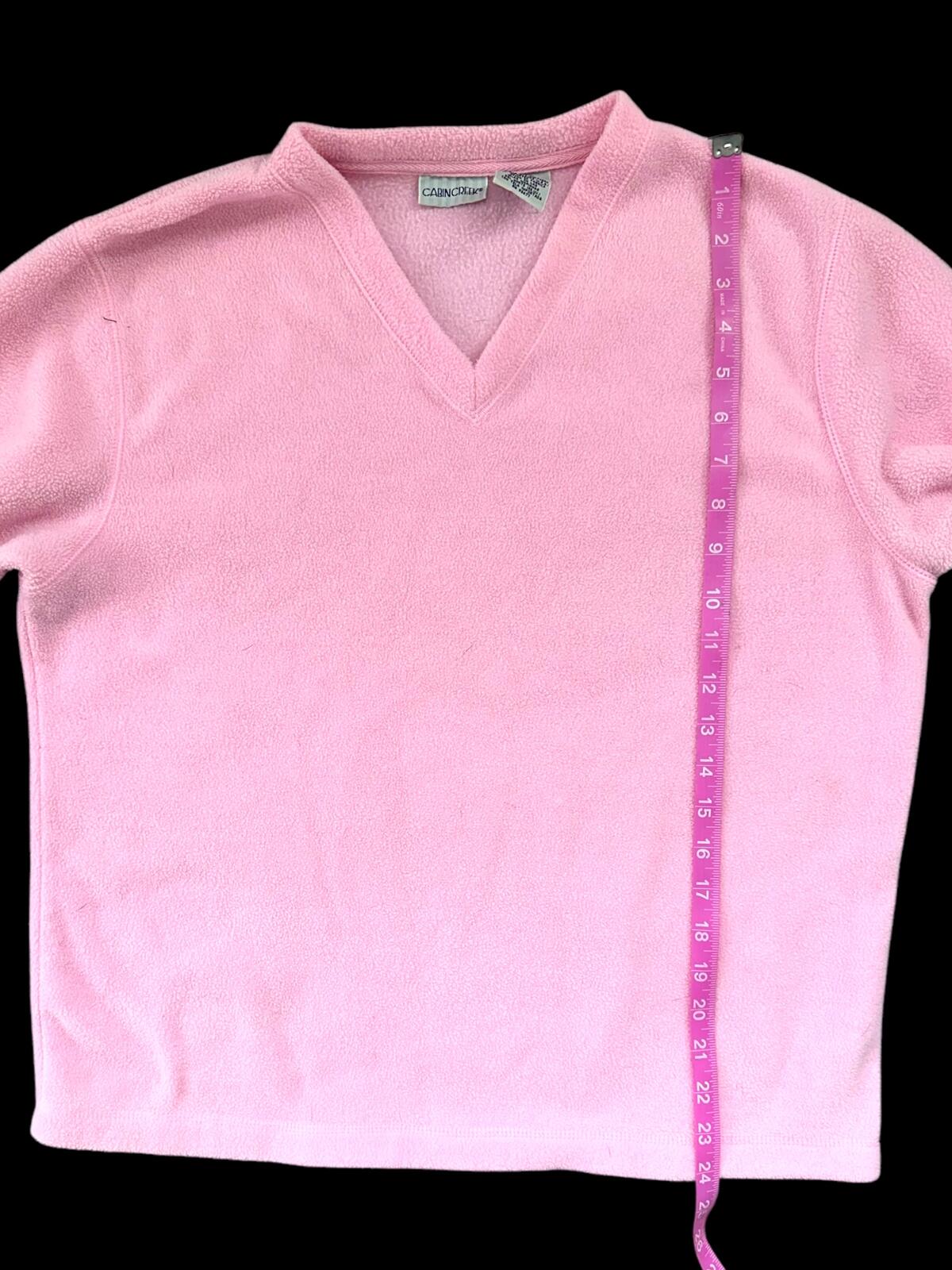 Cabin Creek Pink Fleece Pullover