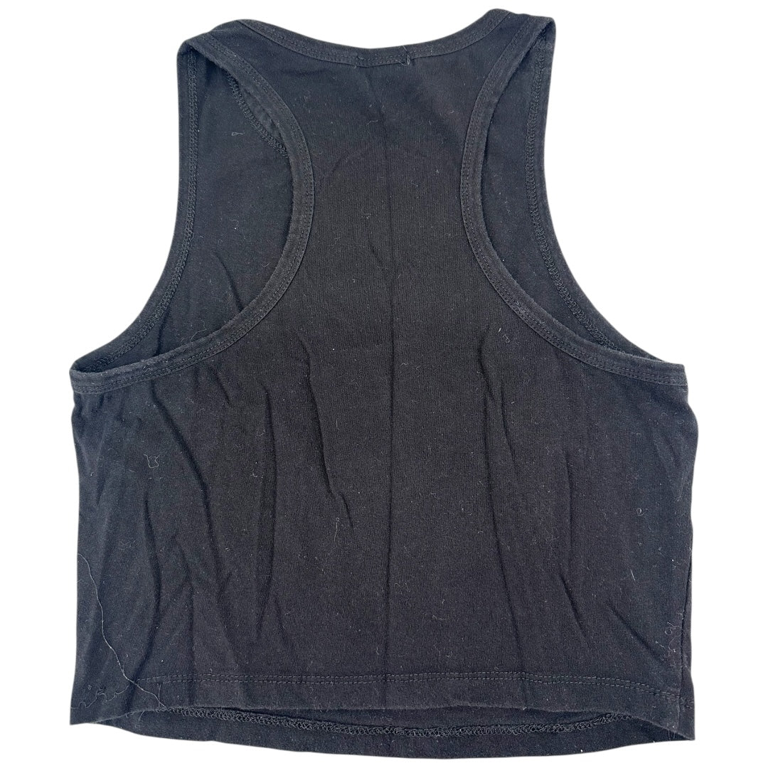 Bozzolo Black Halter Crop Top