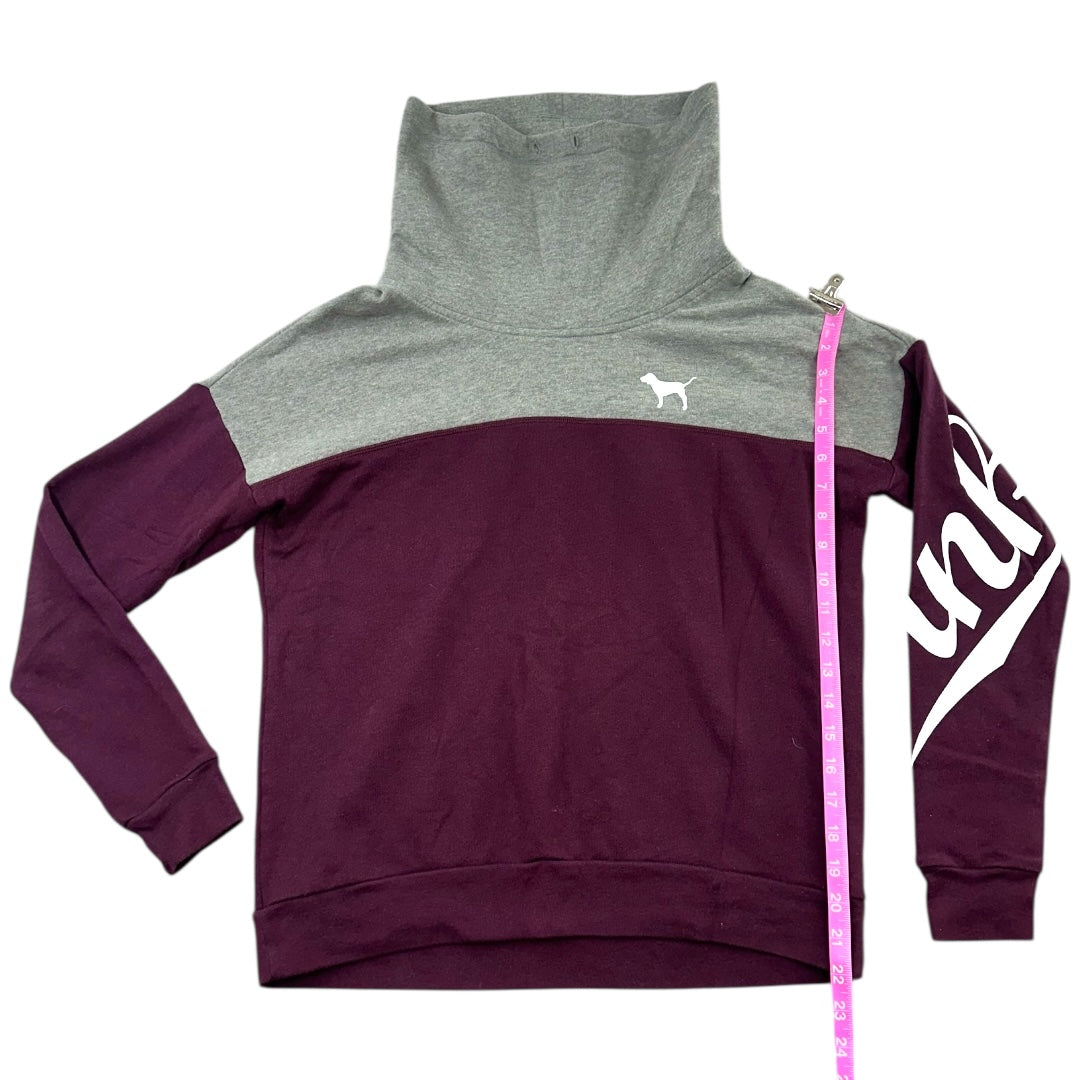 Victoria's Secret PINK Color Block Cowl Neck Pullover Sweater