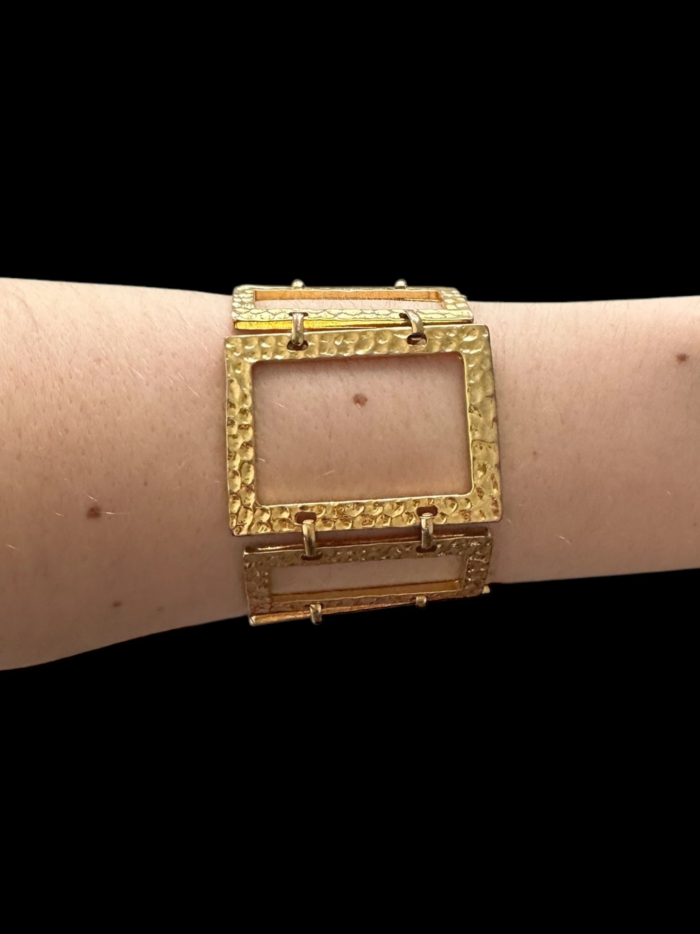 Vintage Chunky Rectangle 90s Bracelet