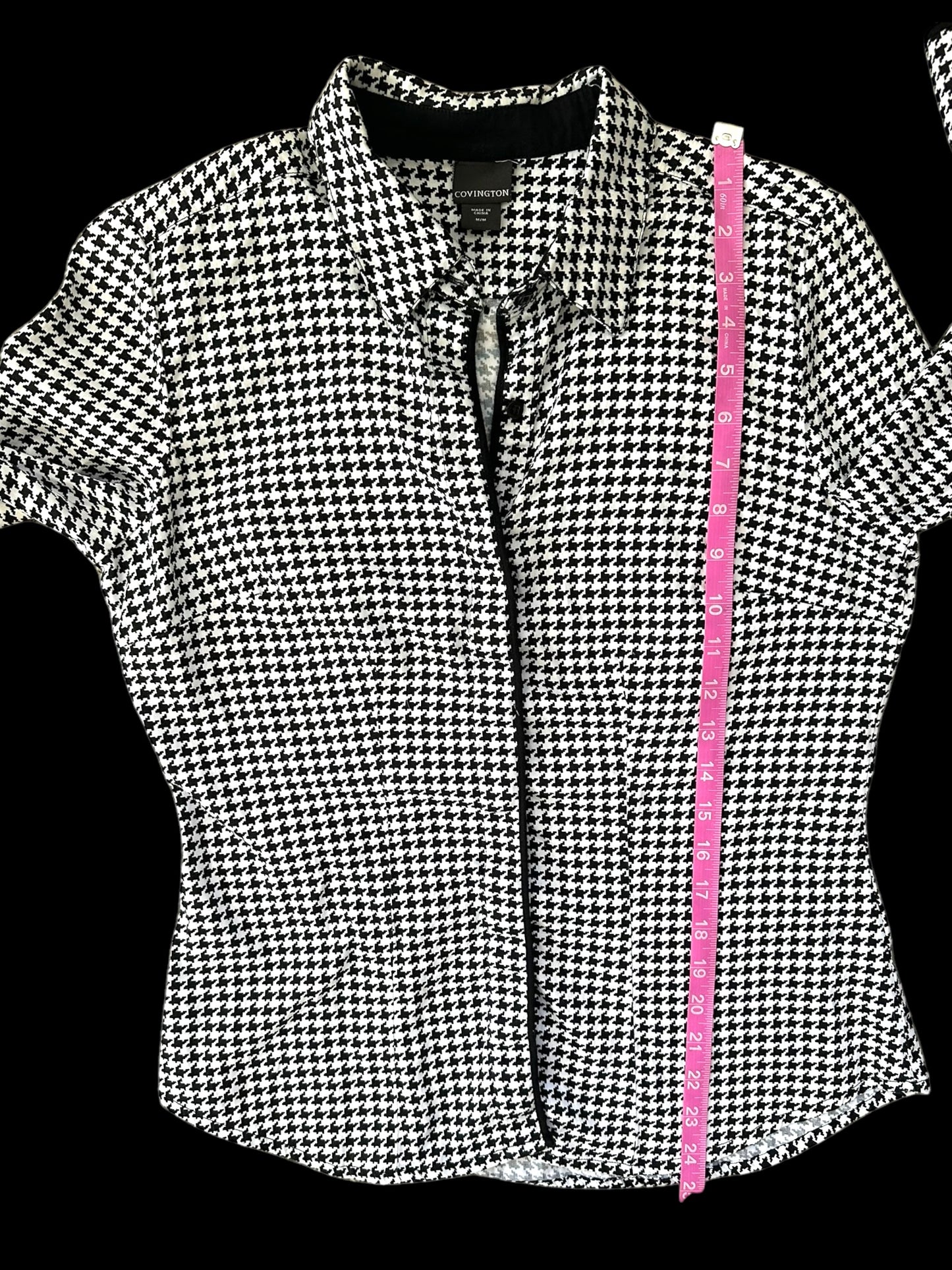 Covington Houndstooth Blouse