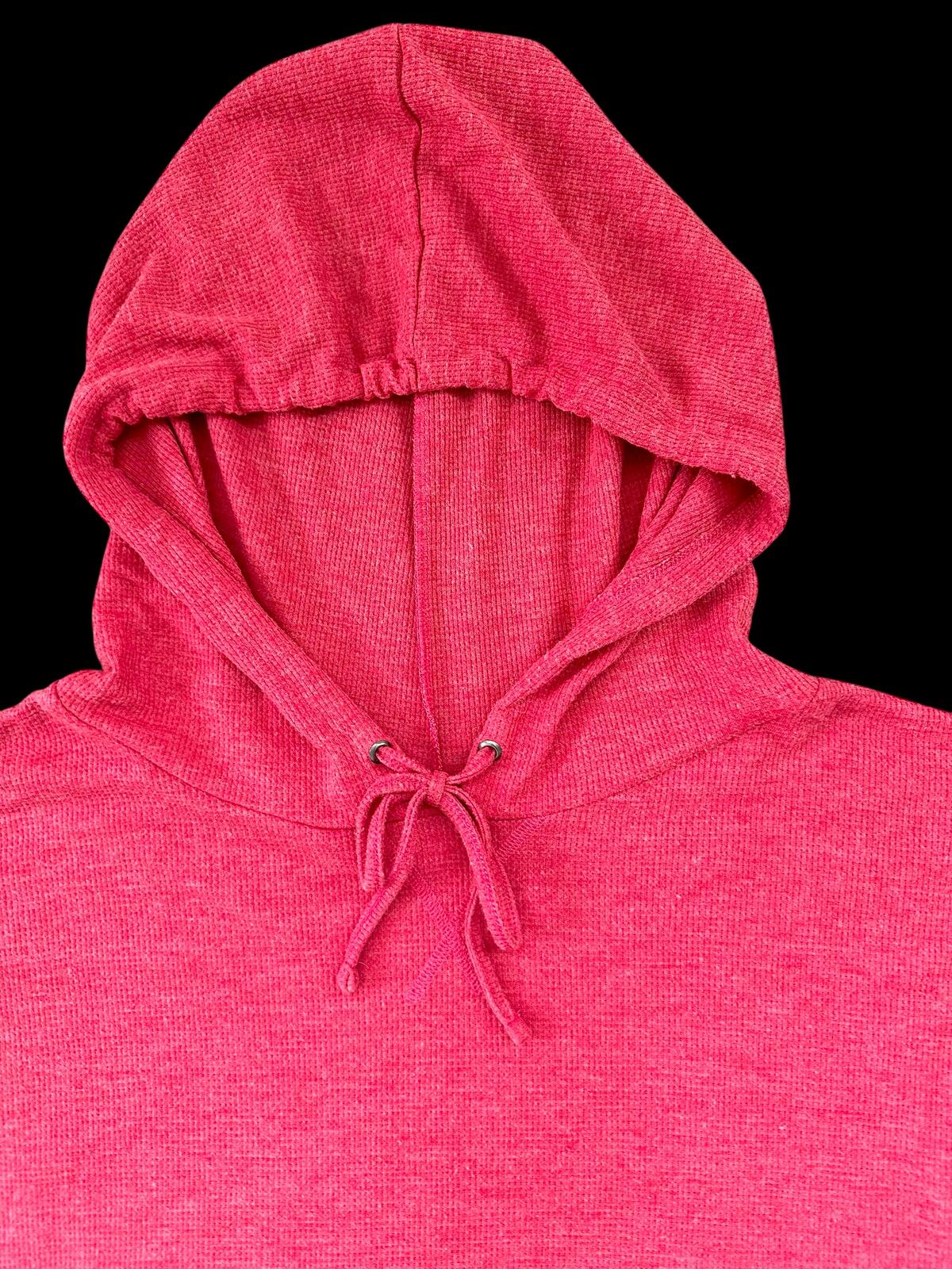 So Red Hoodie with White Sleeve Stripes