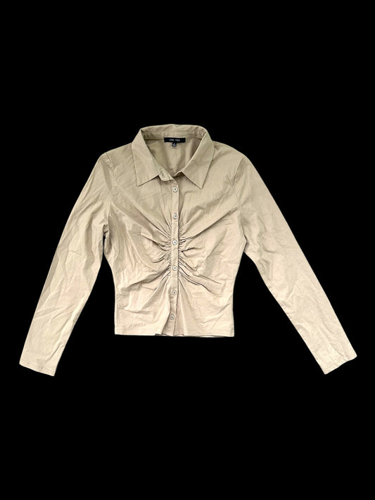 Love Tree Long Sleeve Ruched Top