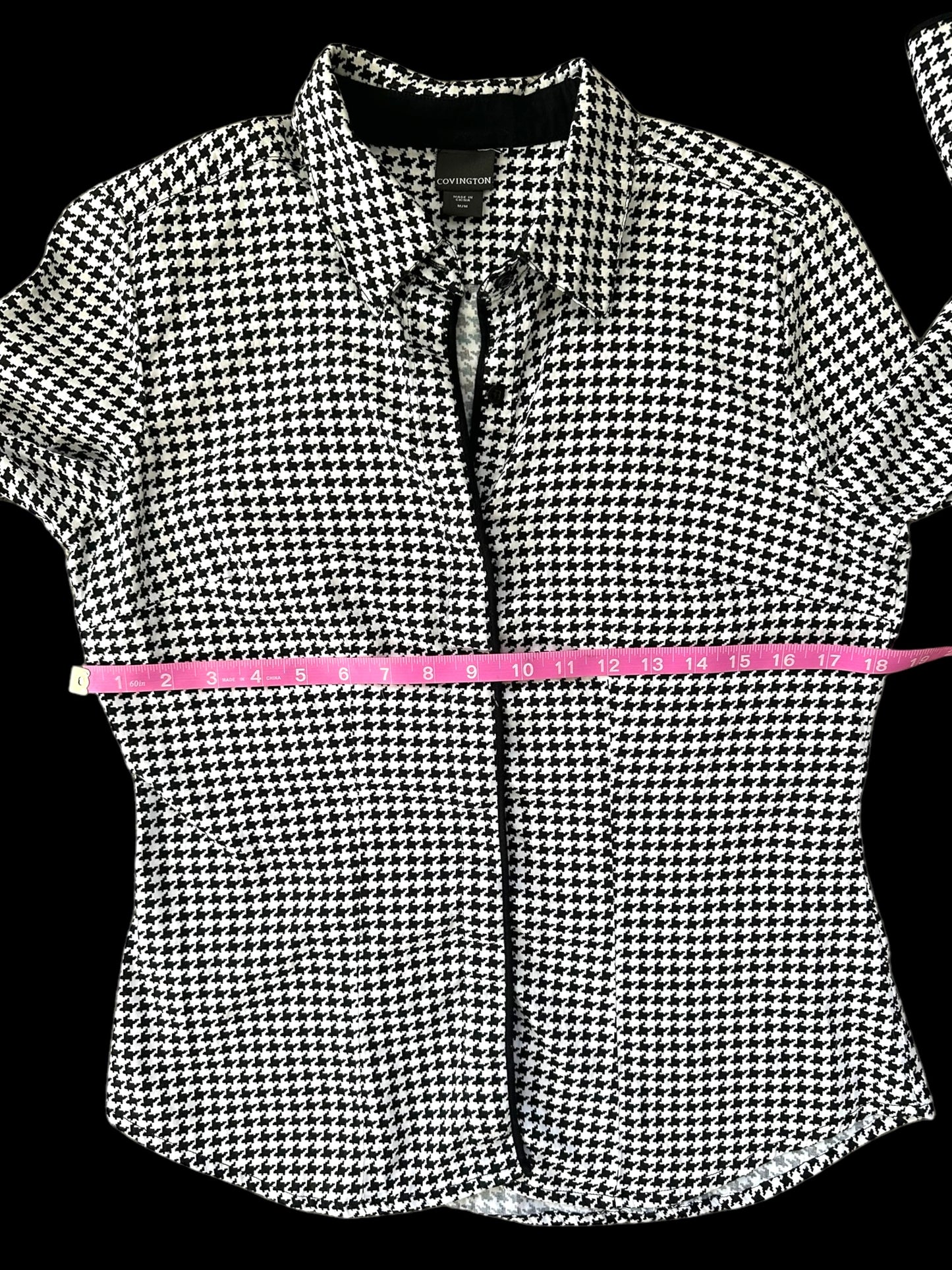 Covington Houndstooth Blouse