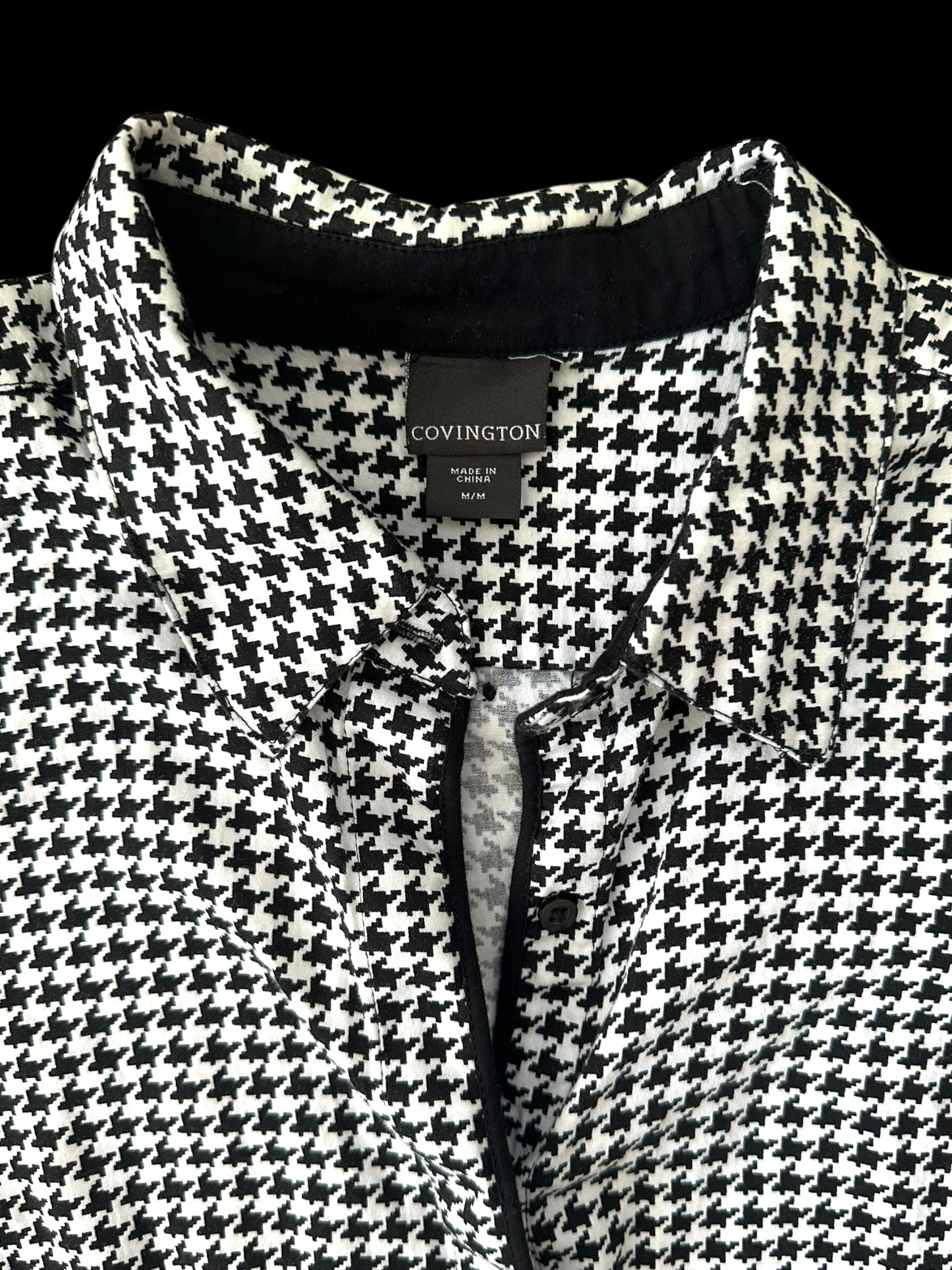 Covington Houndstooth Blouse