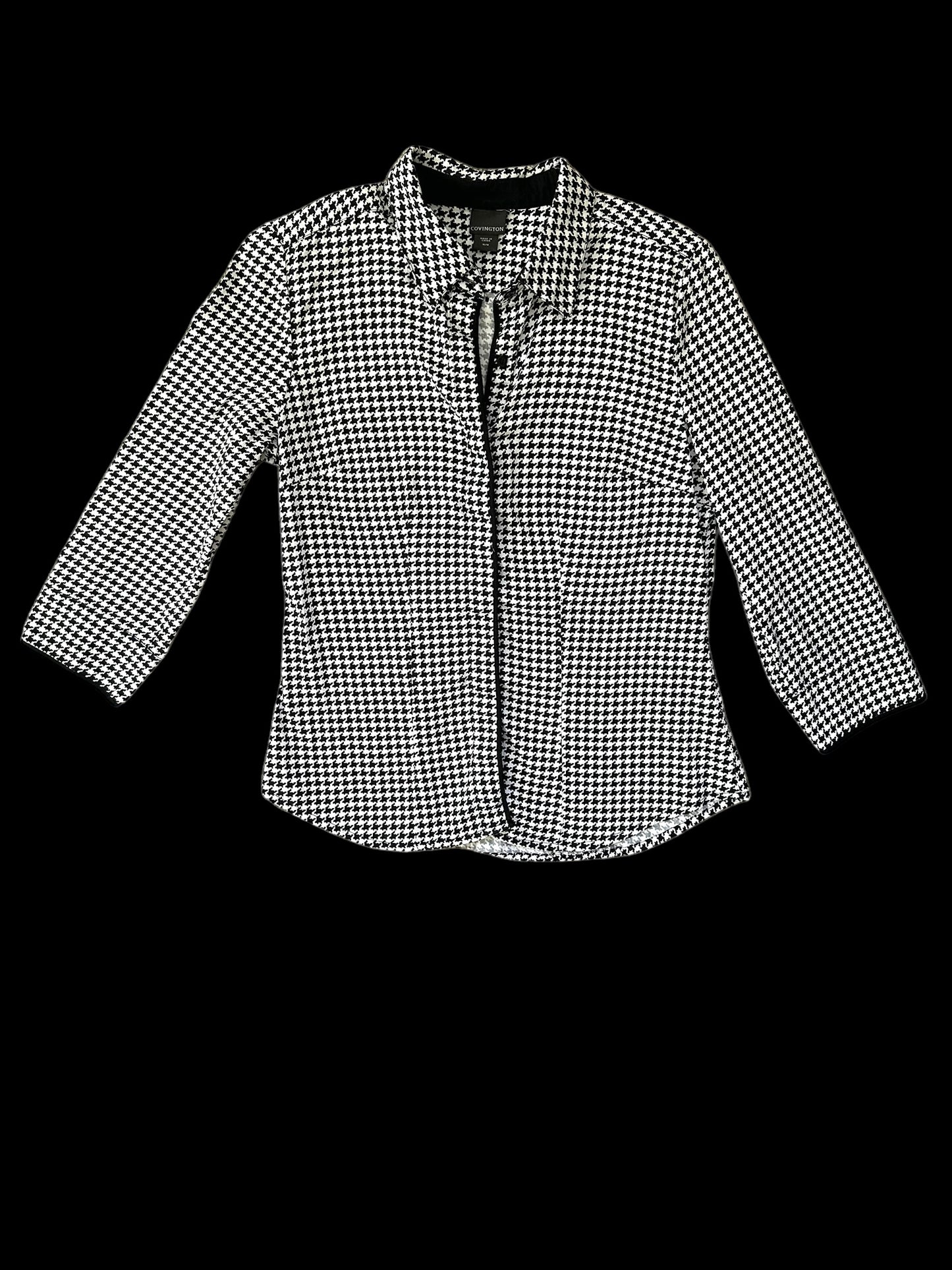 Covington Houndstooth Blouse